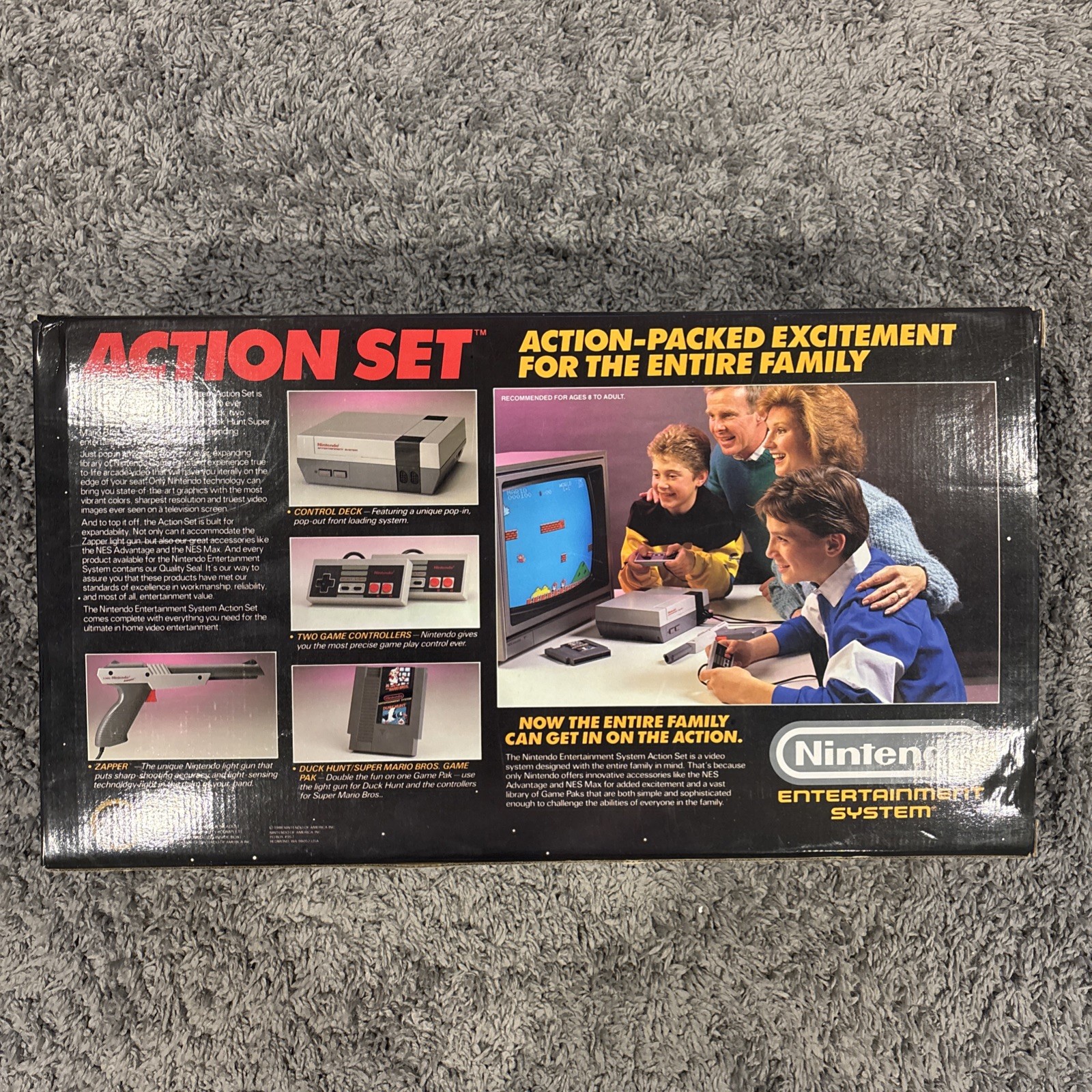 Nintendo NES Action Set Console – Complete In Box – Refurbished, Very Good