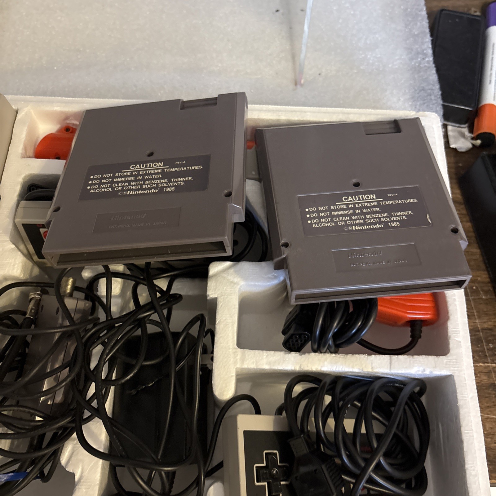Nintendo NES Action Set System Console – Complete – Tested – Authentic + Games