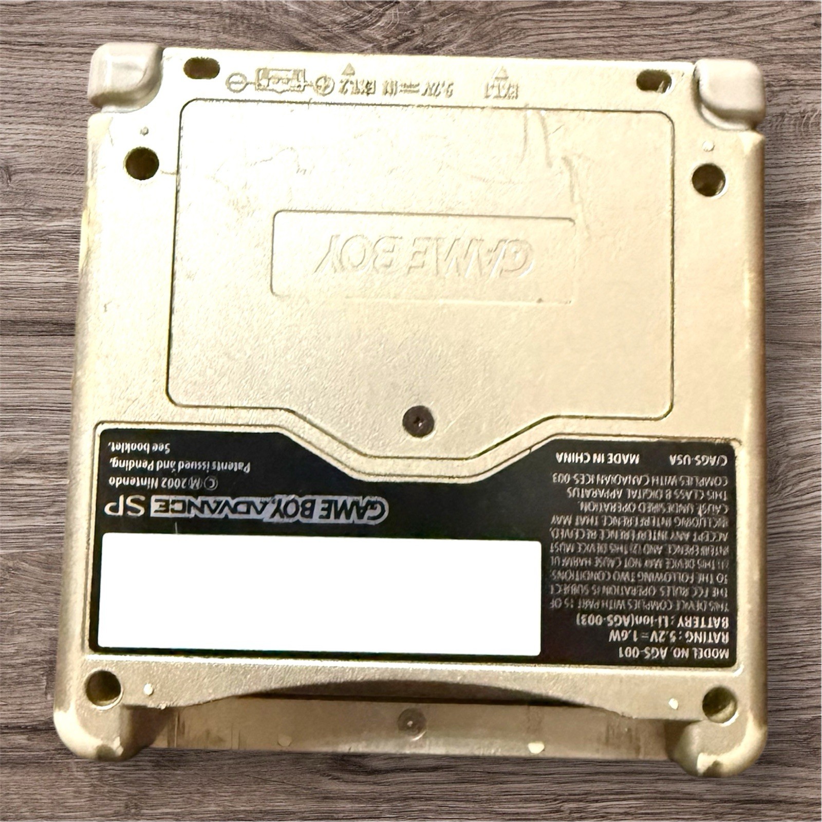 Nintendo Game Boy Advance SP – Silver Model No. AGS-001 (No Battery)