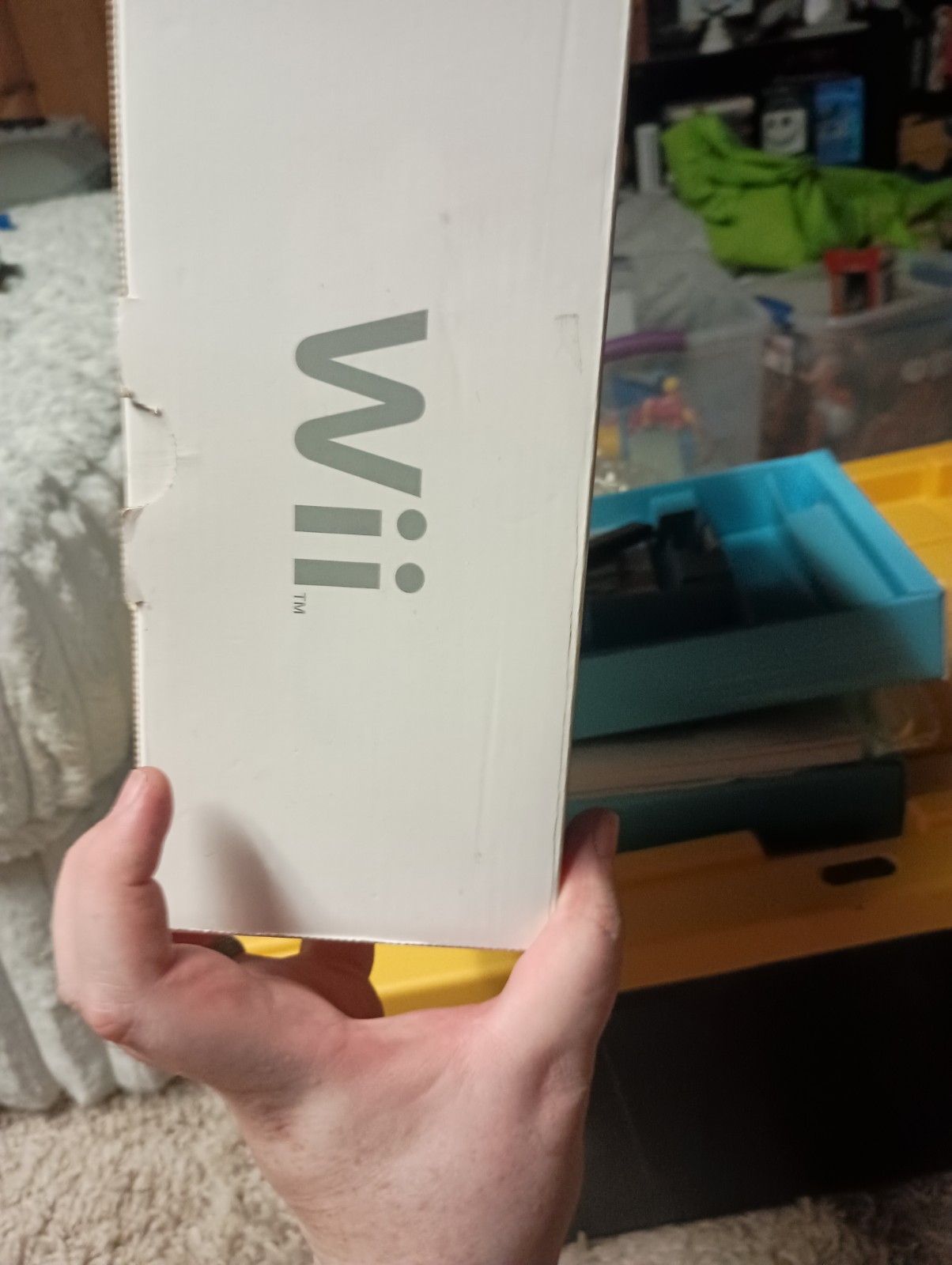 Nintendo Wii RVL-001 White Console In Box w/ Wii Sports Working