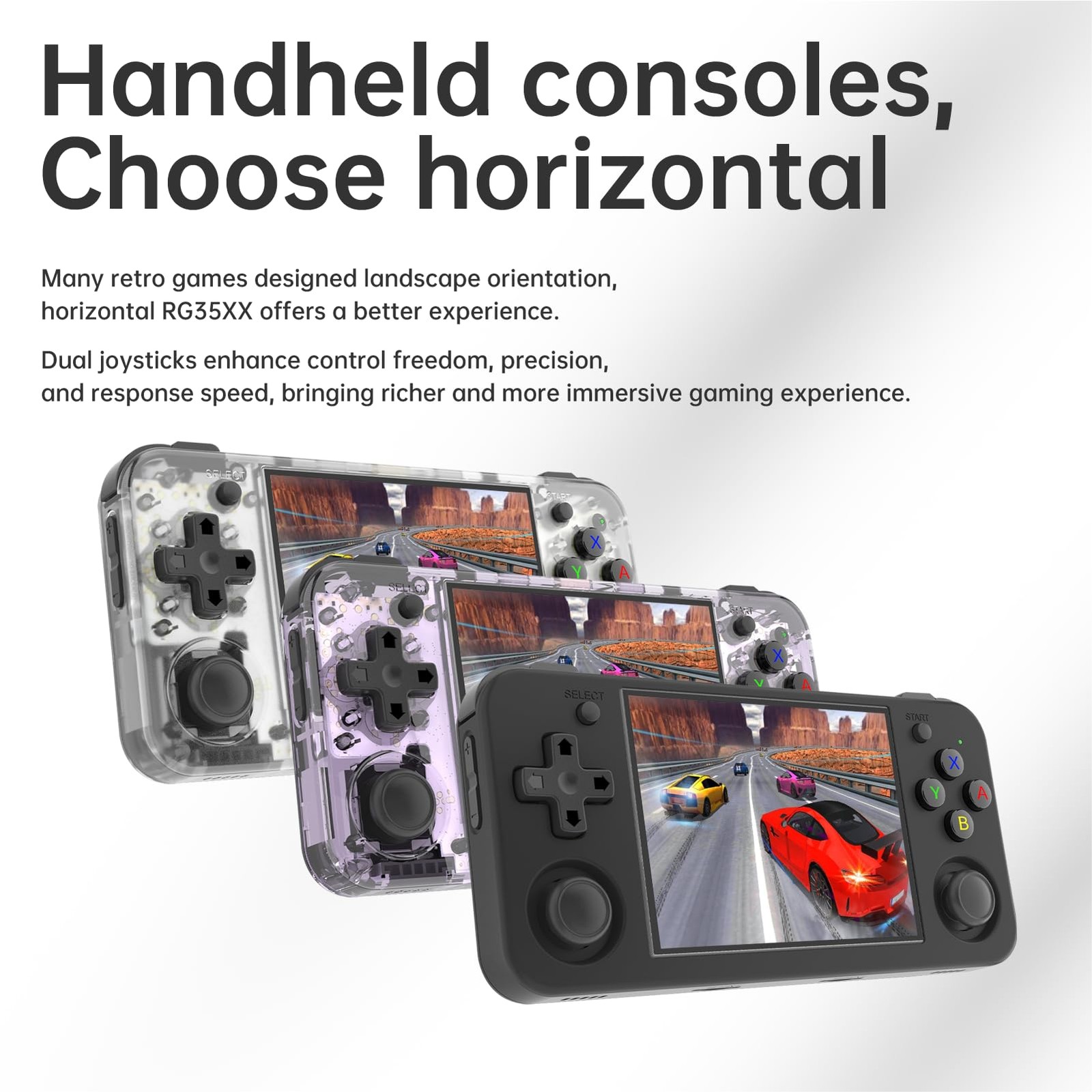Caiteam RG35XX H, Retro Handheld Gaming Console, Support HDMI TV Out, 5G WiFi…