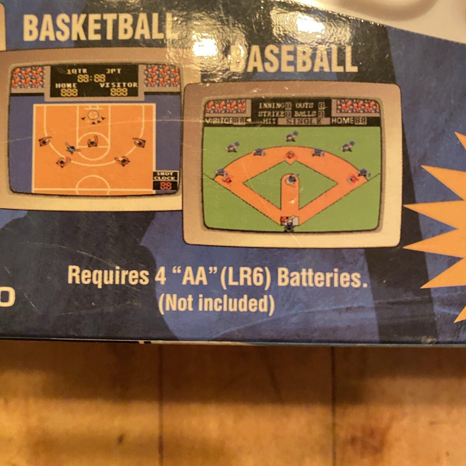 NIB 2005 Coleco Handheld Video Game System 6 Built-In Games Direct to TV Sports