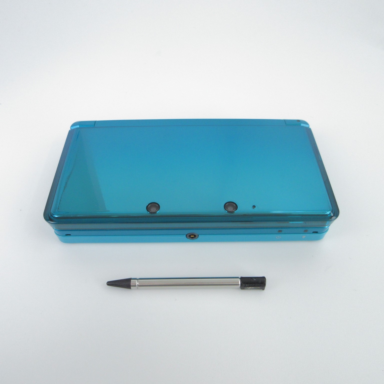 【Excellent】Nintendo 3DS Aqua Blue Console ONLY Japanese Edition #DEN0922/13