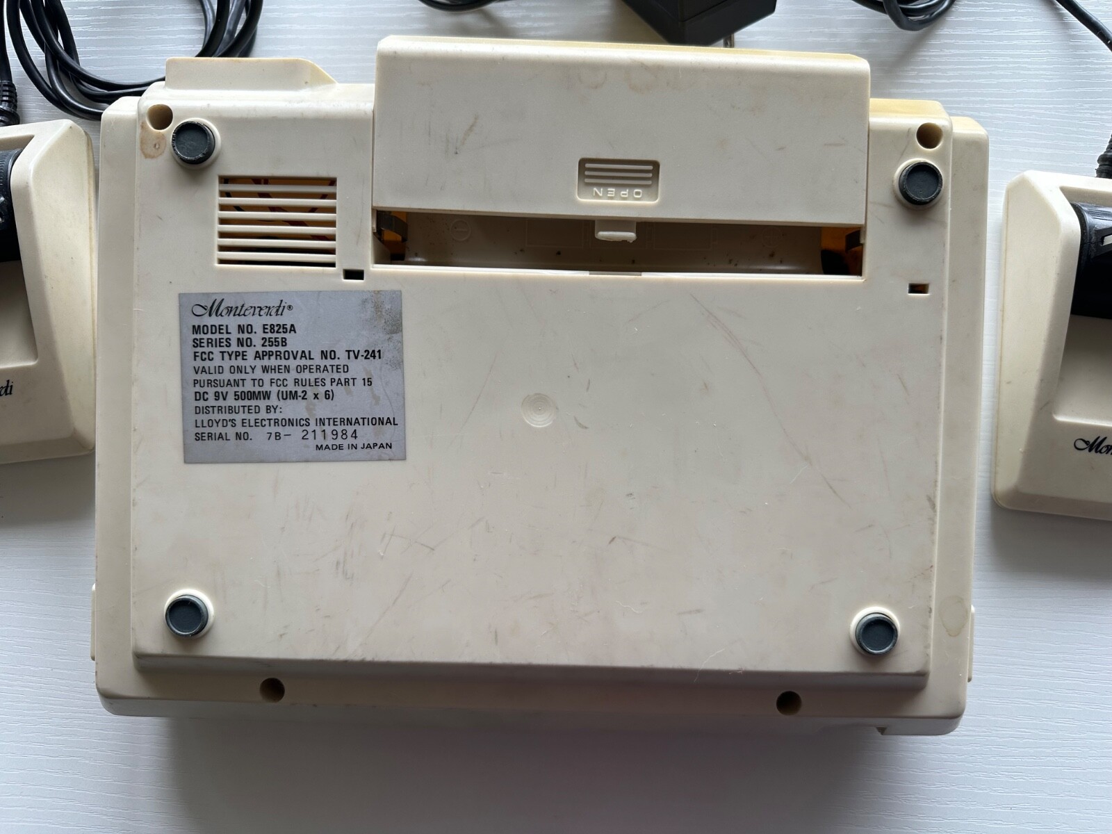 FOR REPAIR Vintage 1970s Monteverdi TV Sports 825 TV/Video Gaming System