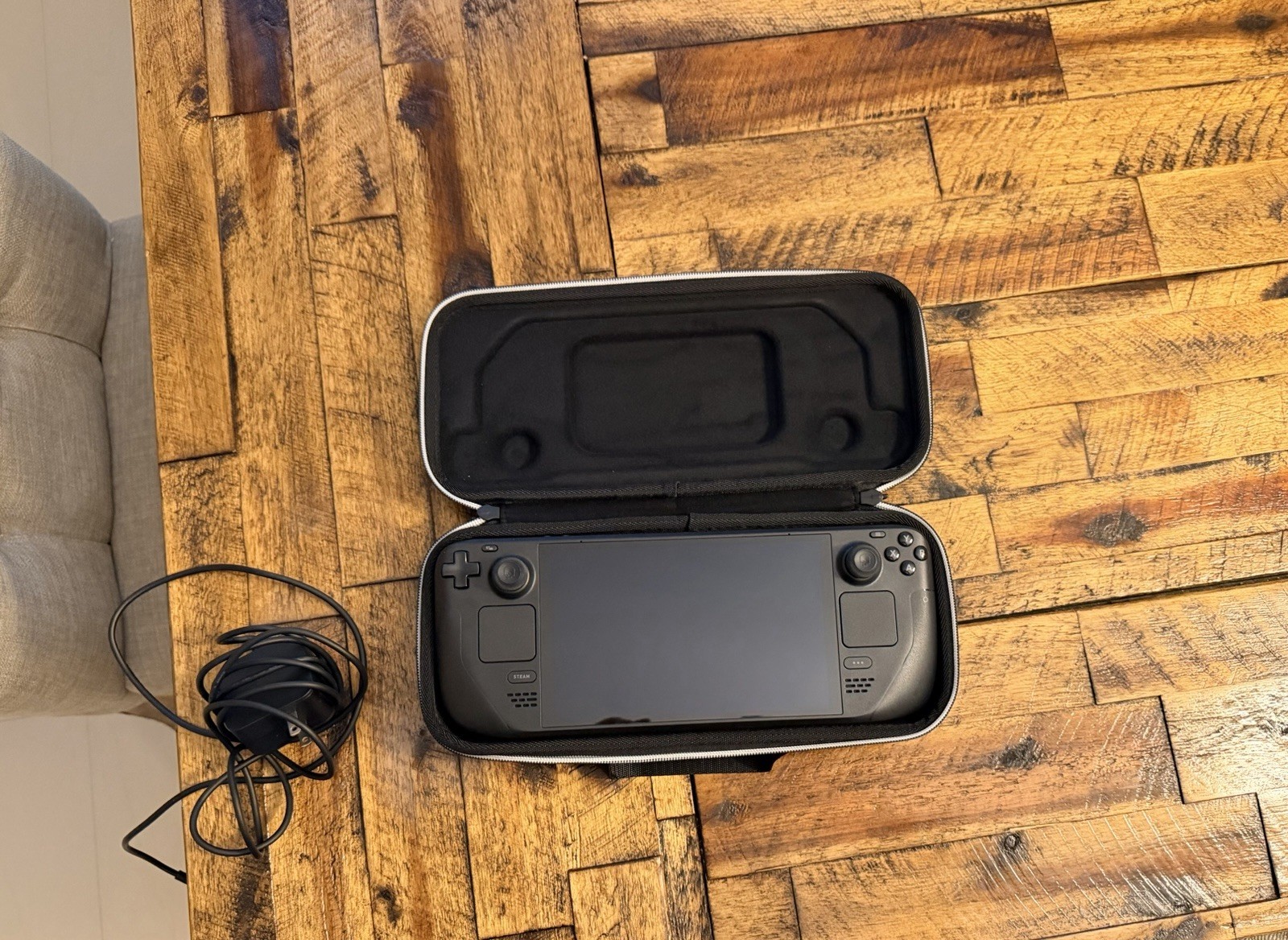 Valve Steam Deck OLED 512GB w/ Case, Charger, and 1TB Lexar gaming micro sd