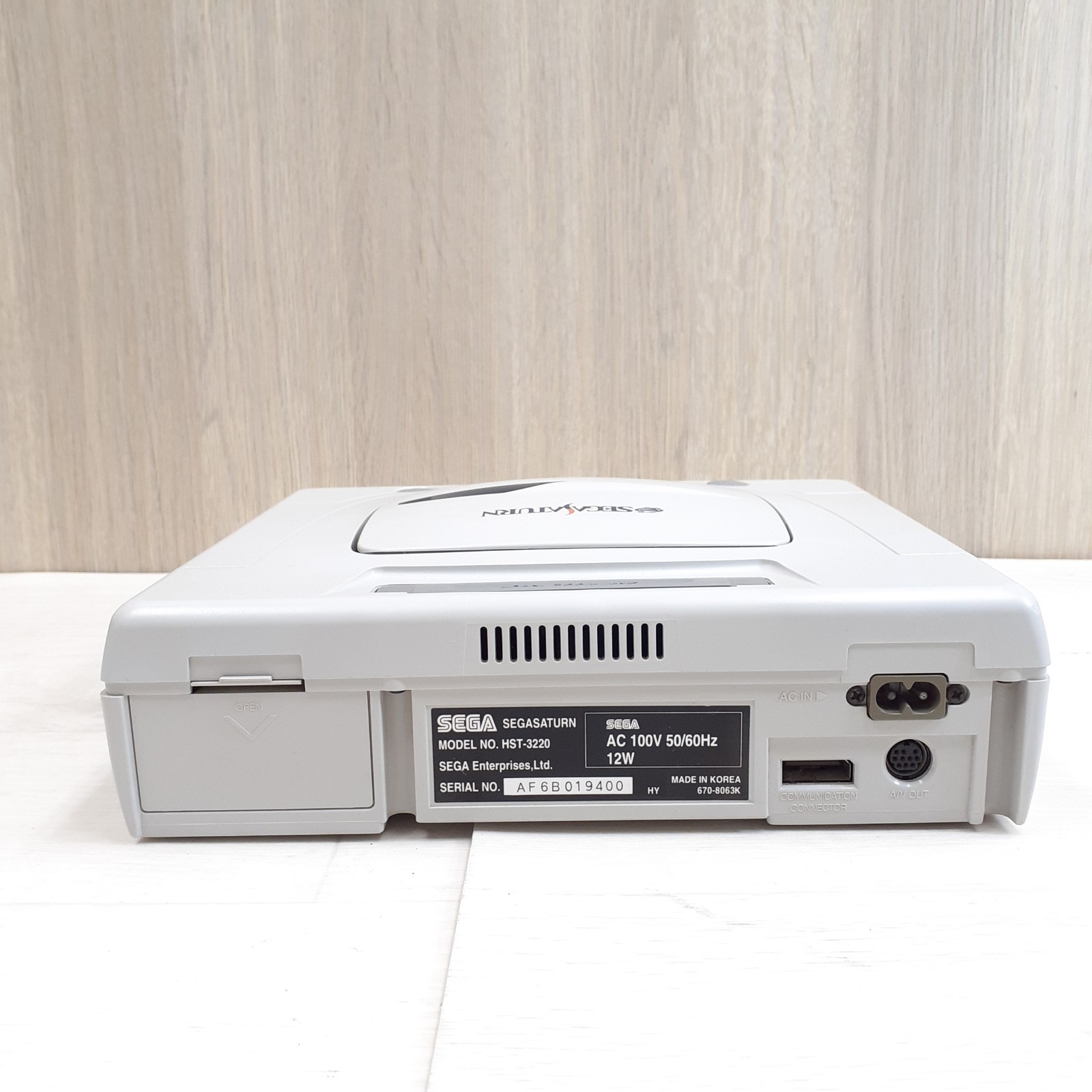 Japanese Sega Saturn White Console Bundle with 5 Games DAYTONA USA V. Fighter