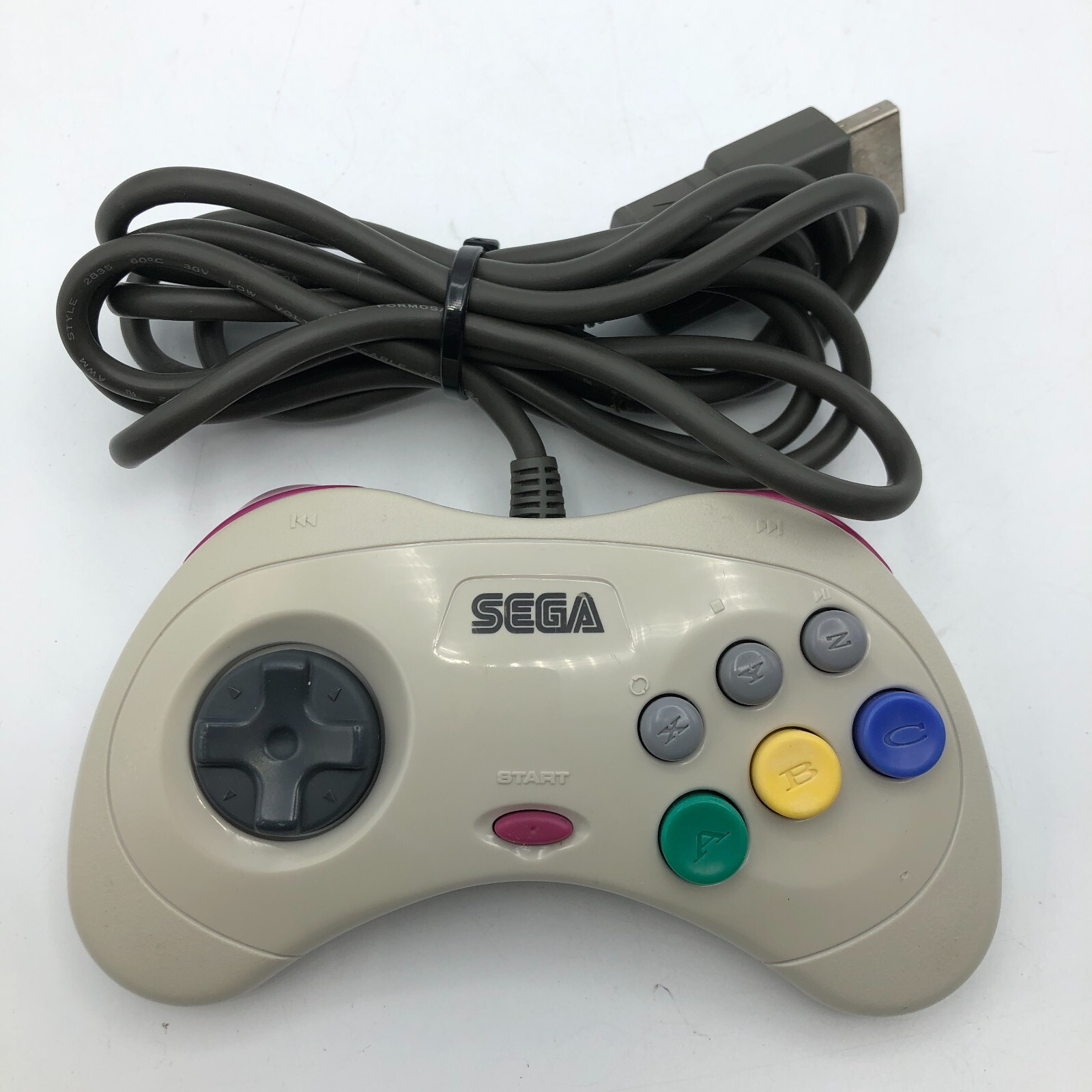 SEGA SATURN Console HST-3220 W/ pad & Cords & Box No Manual Japan Import NTSC-J