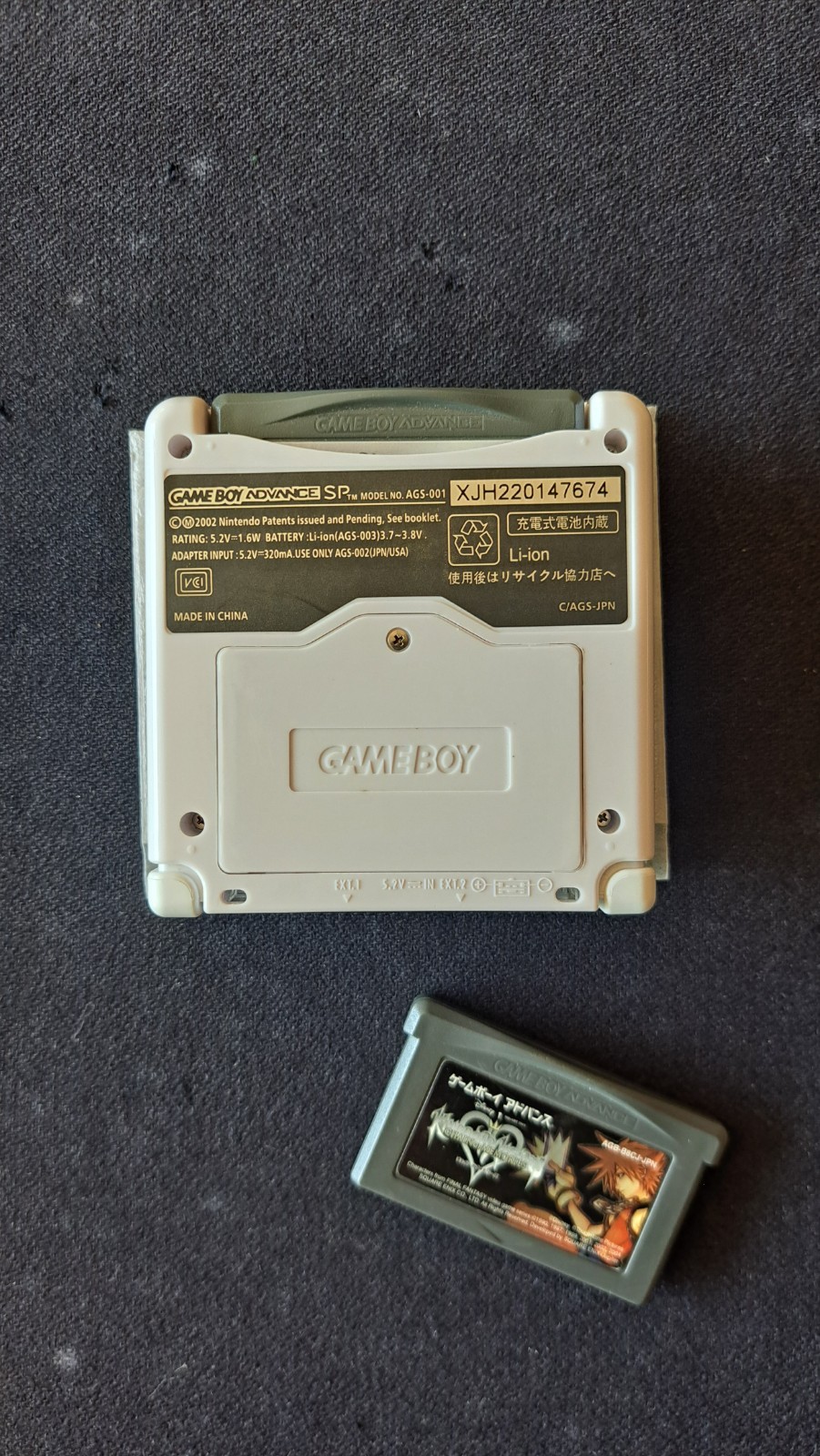 Gameboy Advance SP AGS 001 IPS screen, Type C Rechargeable, AMP