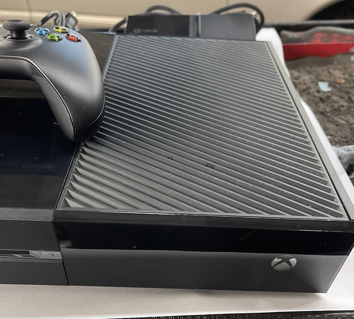 Microsoft Xbox One Day One Edition 500GB Black Console With Cords And Controller
