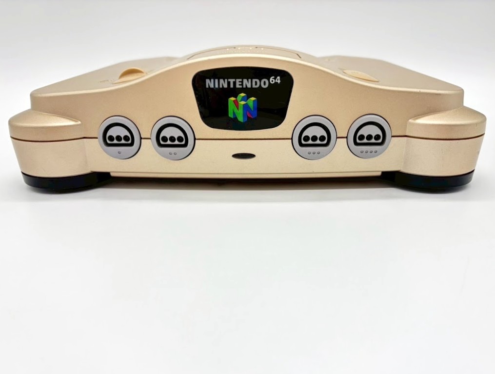 Nintendo 64 N64 Gold Console NUS-001 Controller & 12 Game Lot NTSC-J Japan #526