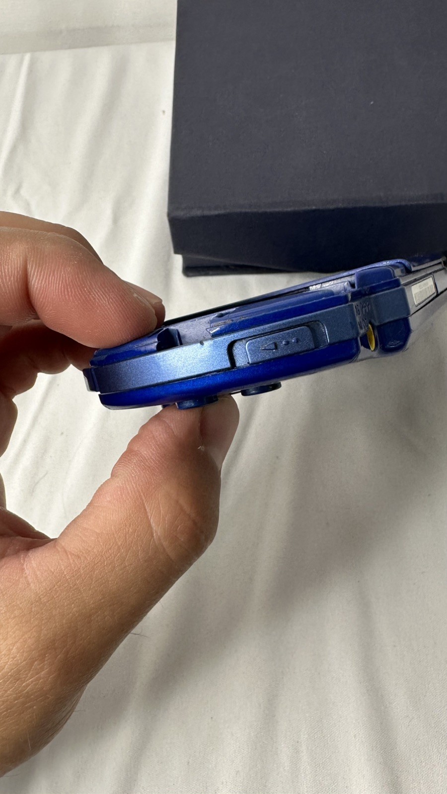 PSP-2001 Blue Playstation Portable Console FOR PARTS ‼️