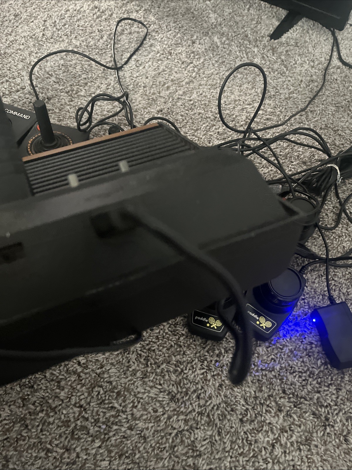 Atari 2600 Woodgrain Console With Extras Read Description