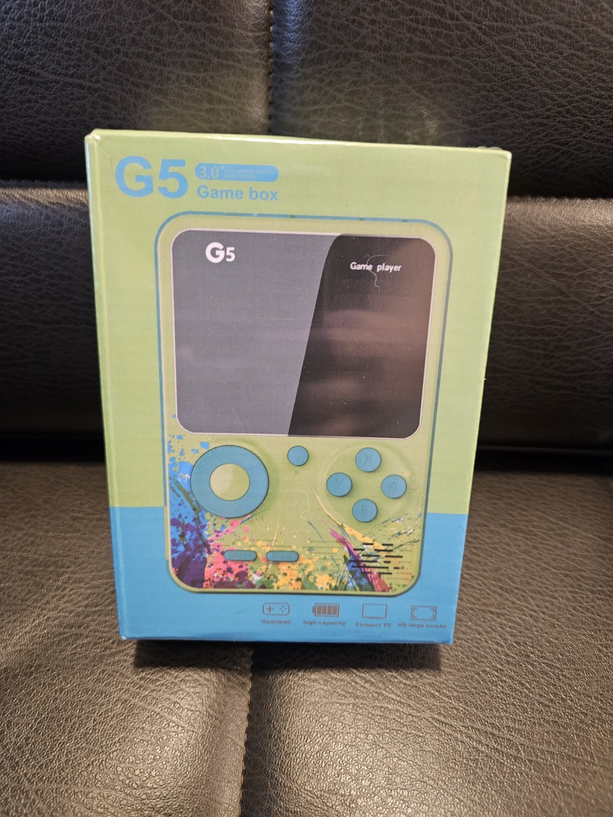 Game box G5 Handheld Game System 3.0″ HD Screen, Gamepad, With TV Connection