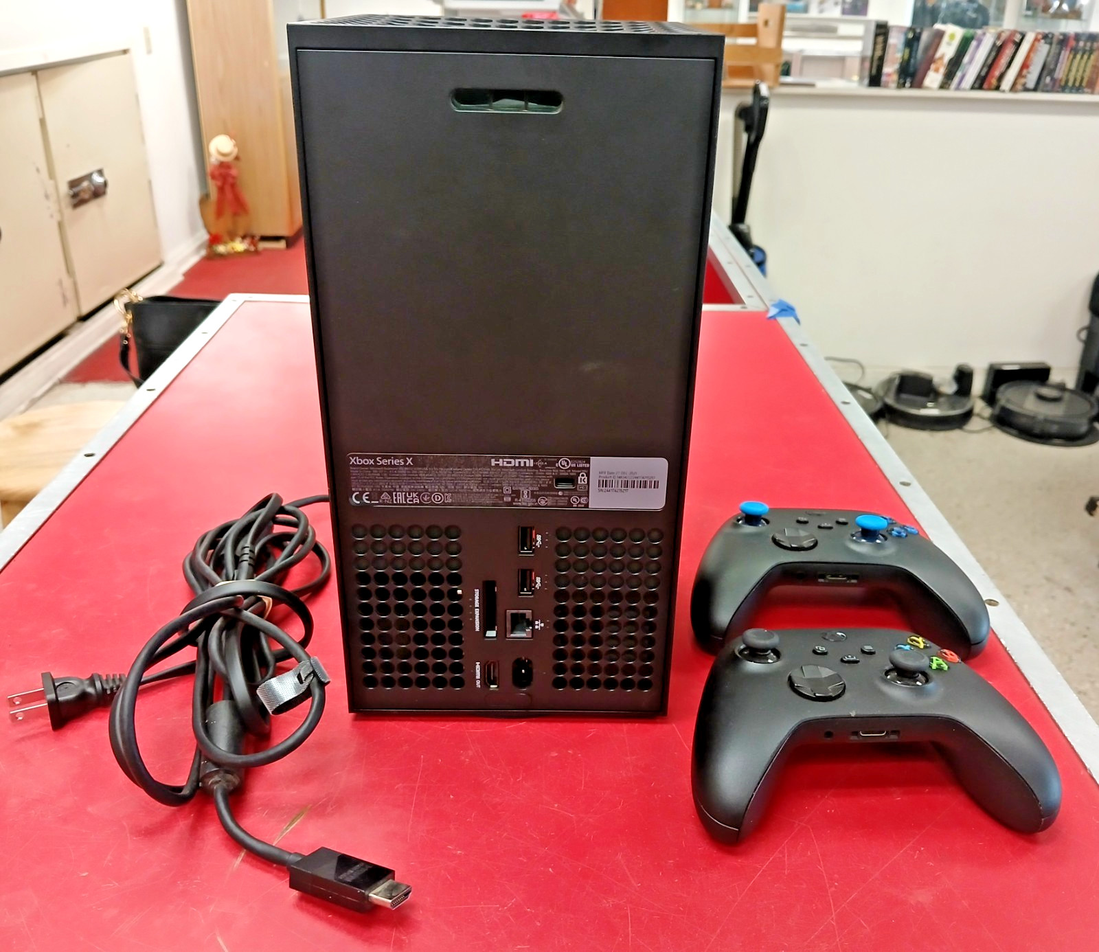 Microsoft Xbox Series X 1TB SSD Home Console – W/ Two Controllers & Cords