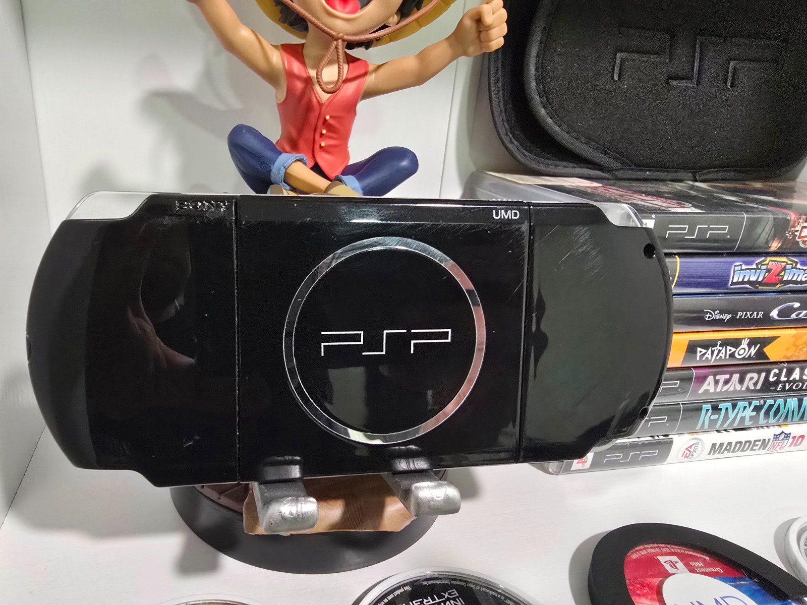 Sony PSP-3001 Bundle – 12 Games + Case + USB Charger + New Battery – Tested