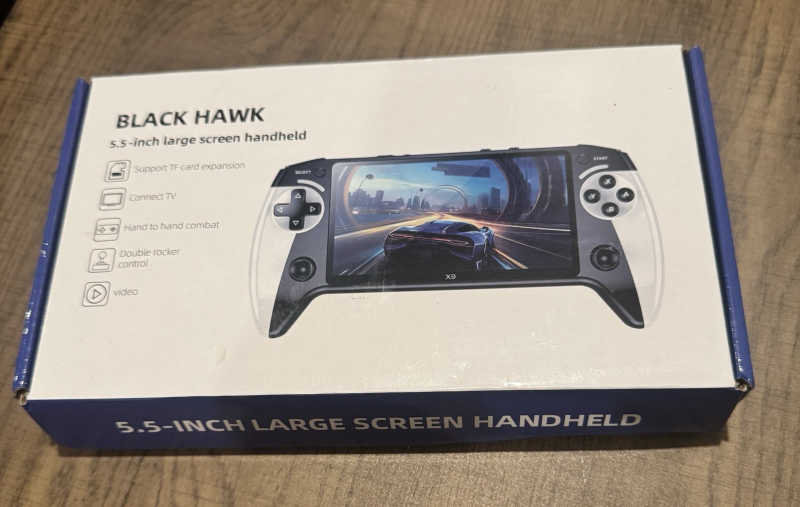 BLACK HAWK X9 5.5in Handheld Game Console 8GB TF Expansion AV Output