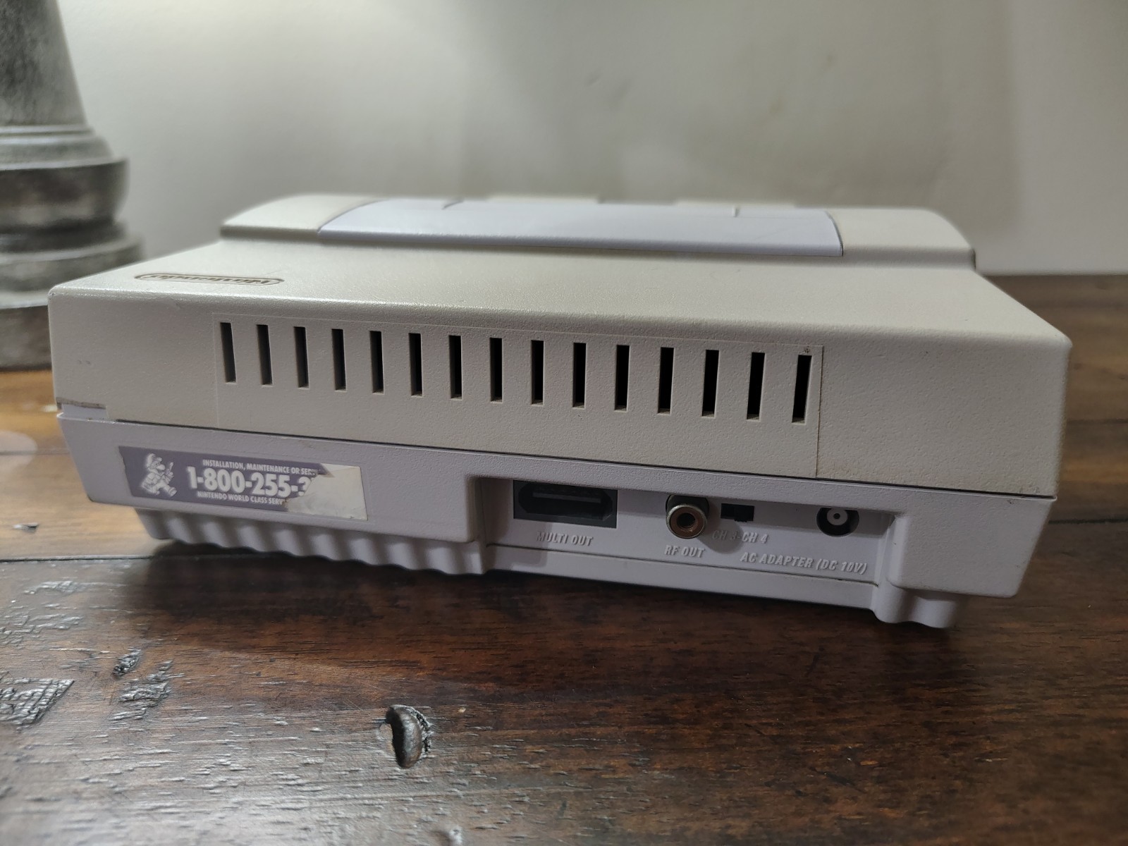 Nintendo SNES Console With Super Mario World