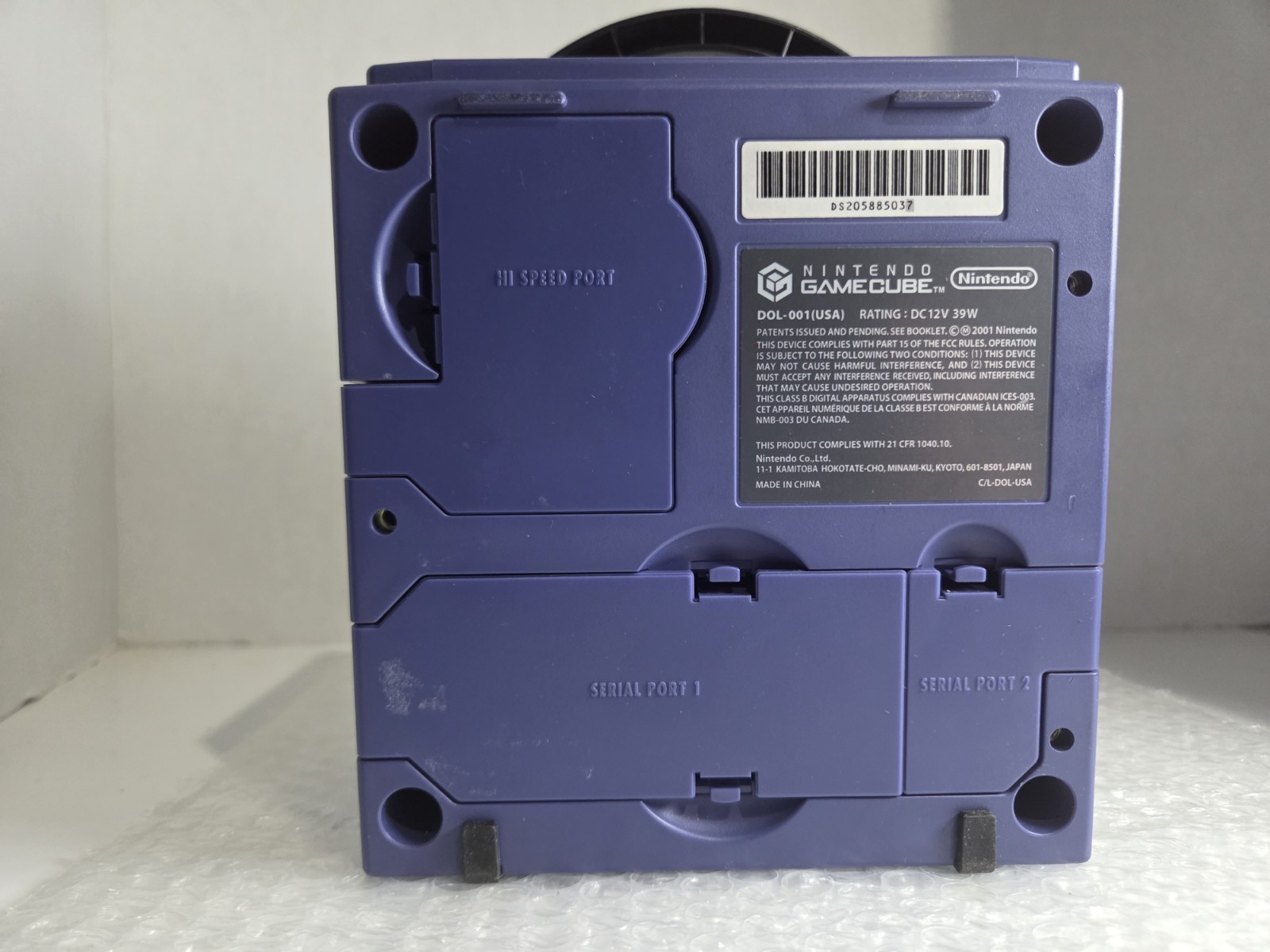 Nintendo GameCube Indigo Console Controller & Cords Bundle New Battery Sticks OE