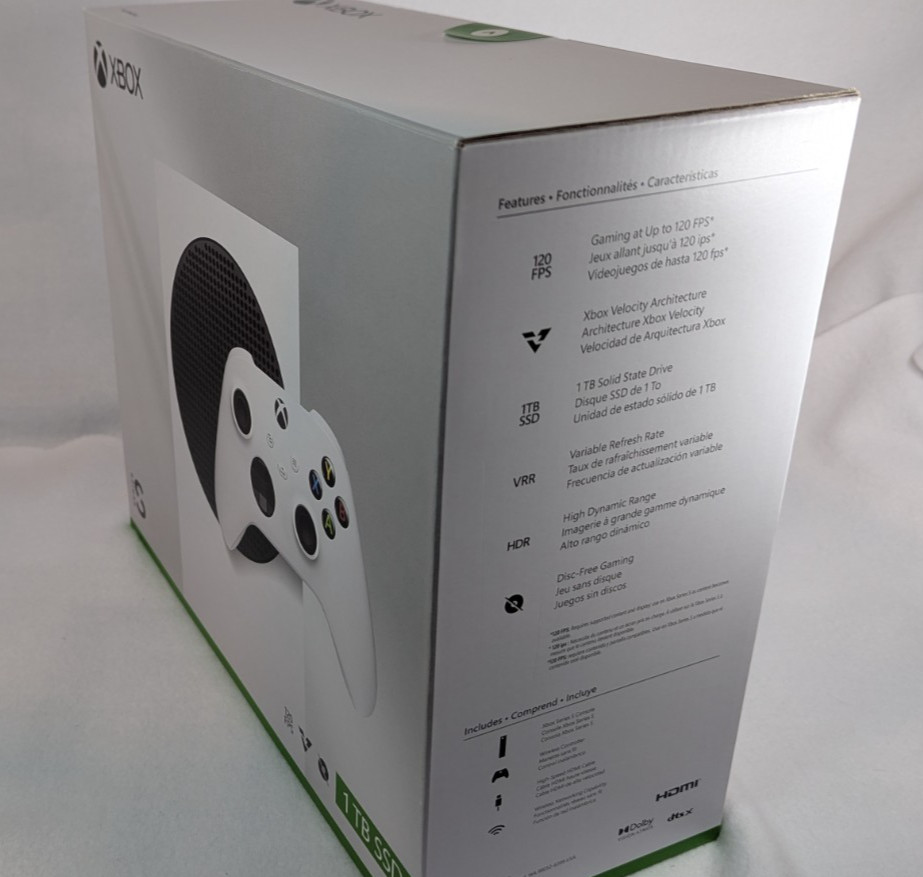 Microsoft Xbox Series S 1TB Video Game Console With Wireless Controller – White