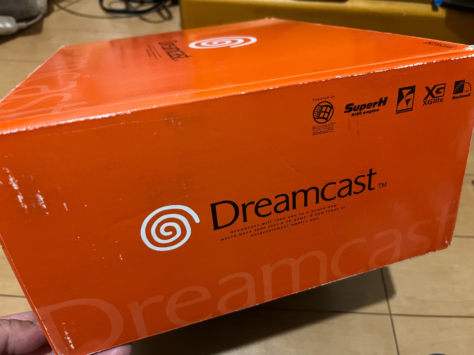 SEGA DreamCast Console (HKT-3000) & Controller with 2 game and BOX,Manual 0420