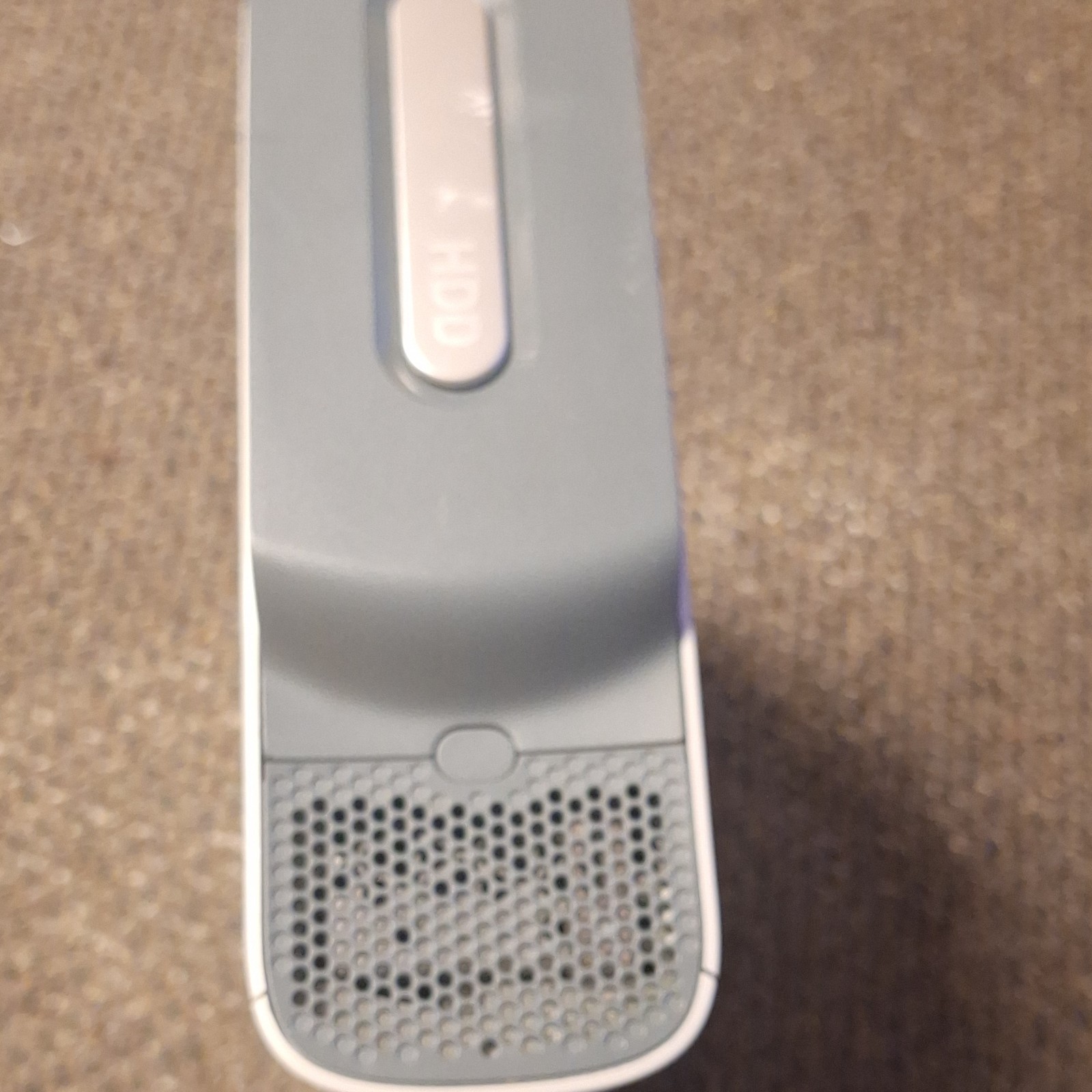 Microsoft Xbox 360 Console White Gray Detachable Hard Drive Ethernet AV Platform