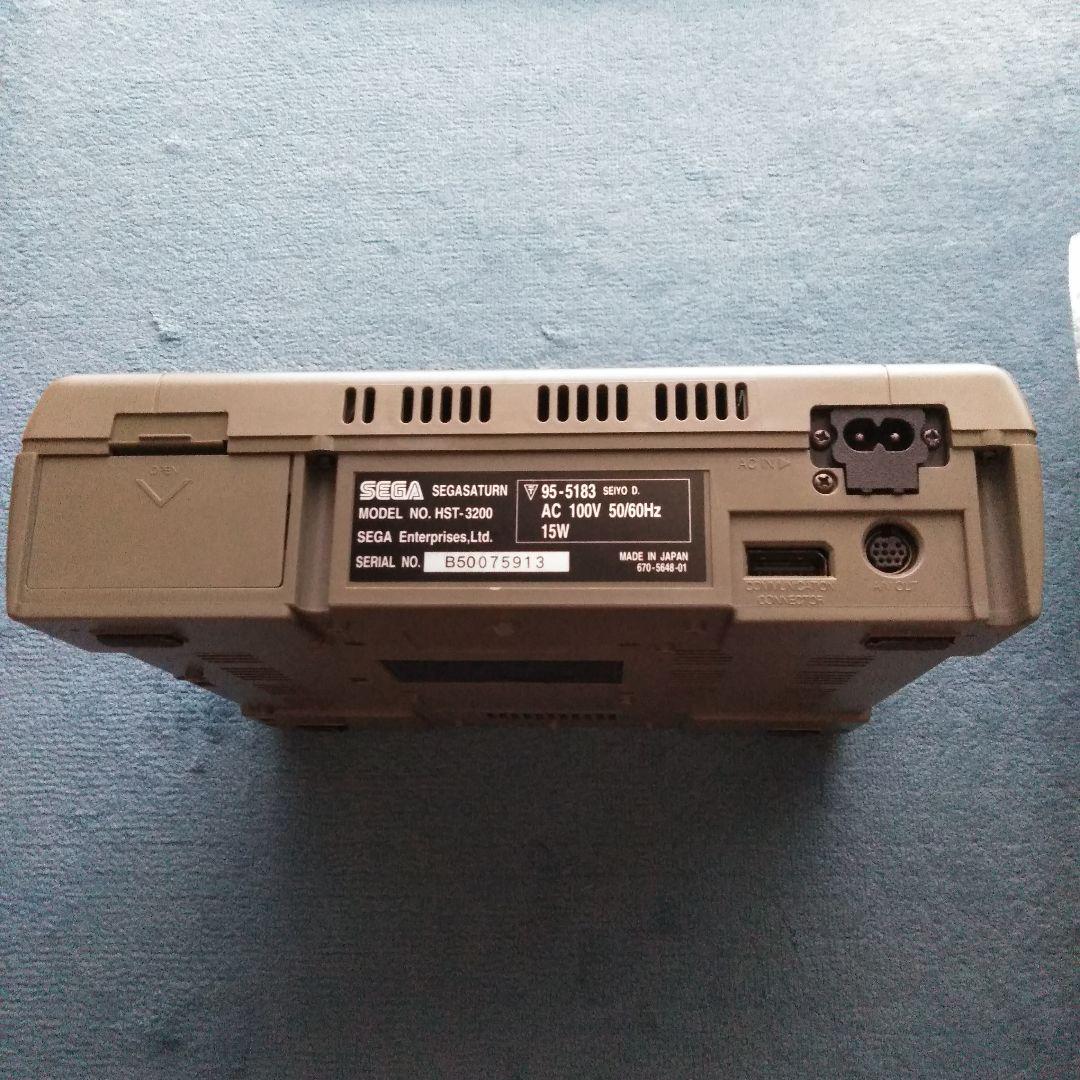 Sega Saturn Console Gray HST-3200 Japanese Version