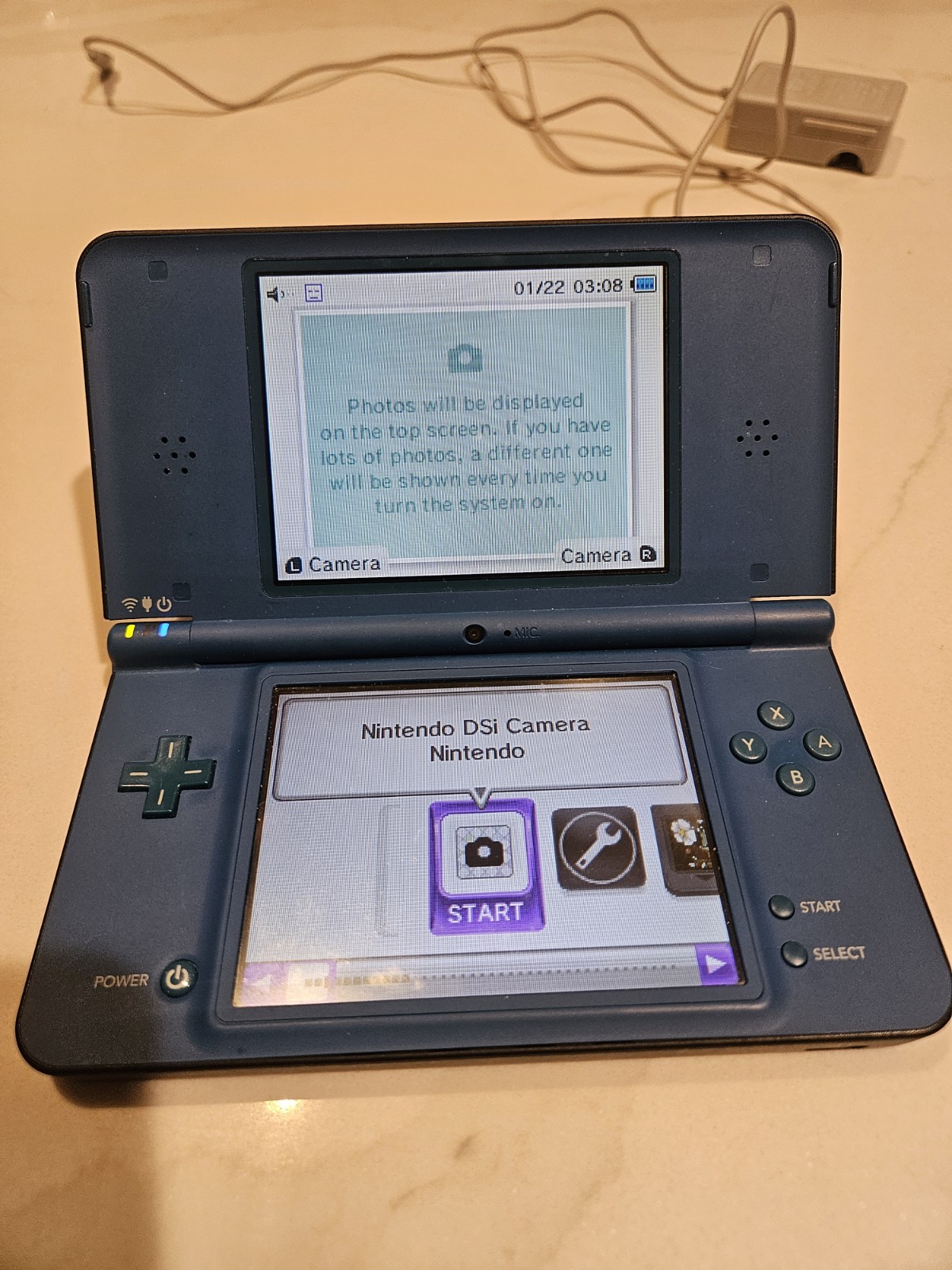 Nintendo DSi XL Midnight Blue W/ 16gb Memory Card