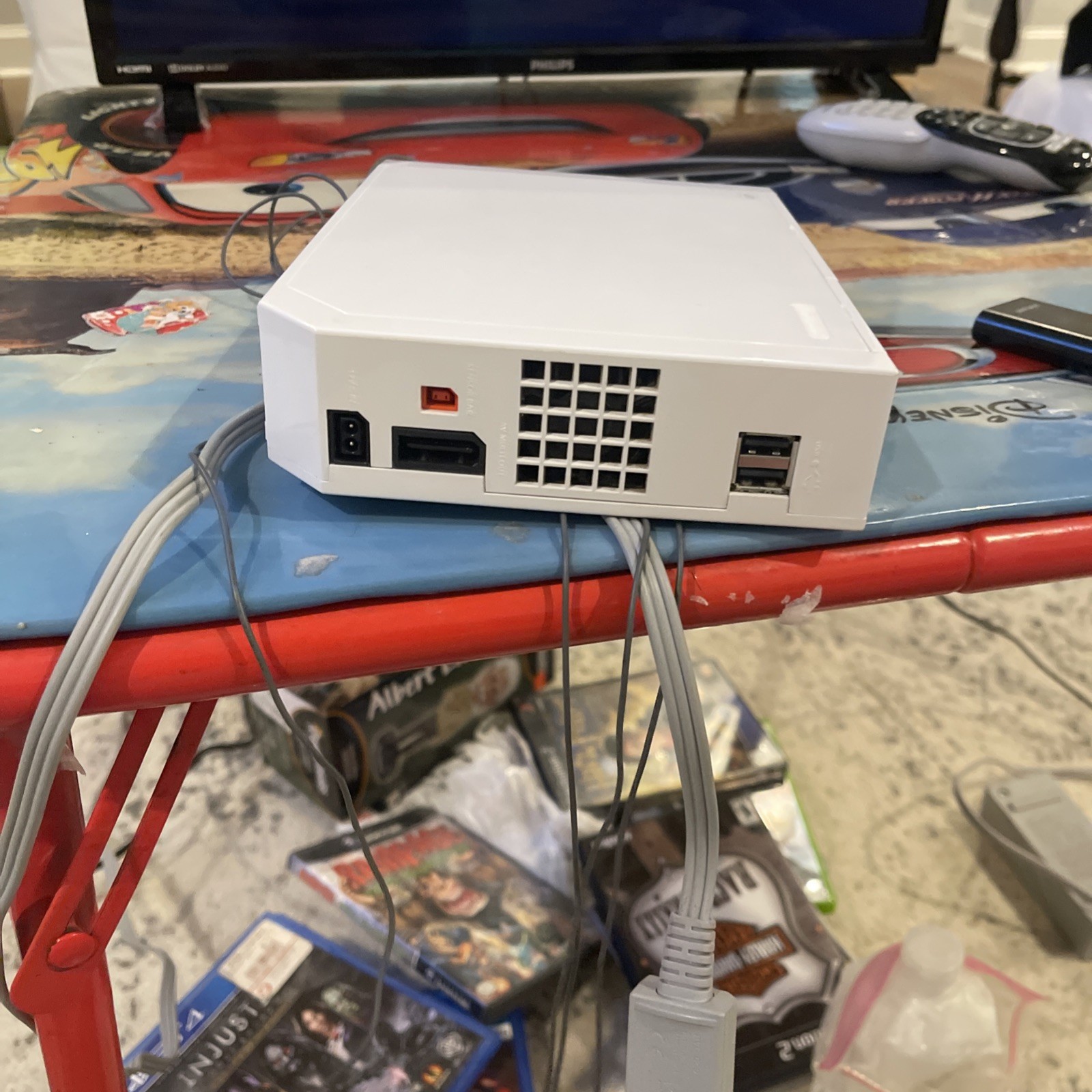 Nintendo RVL-001 Wii Console – White Console & Cords GameCube Compatible Tested