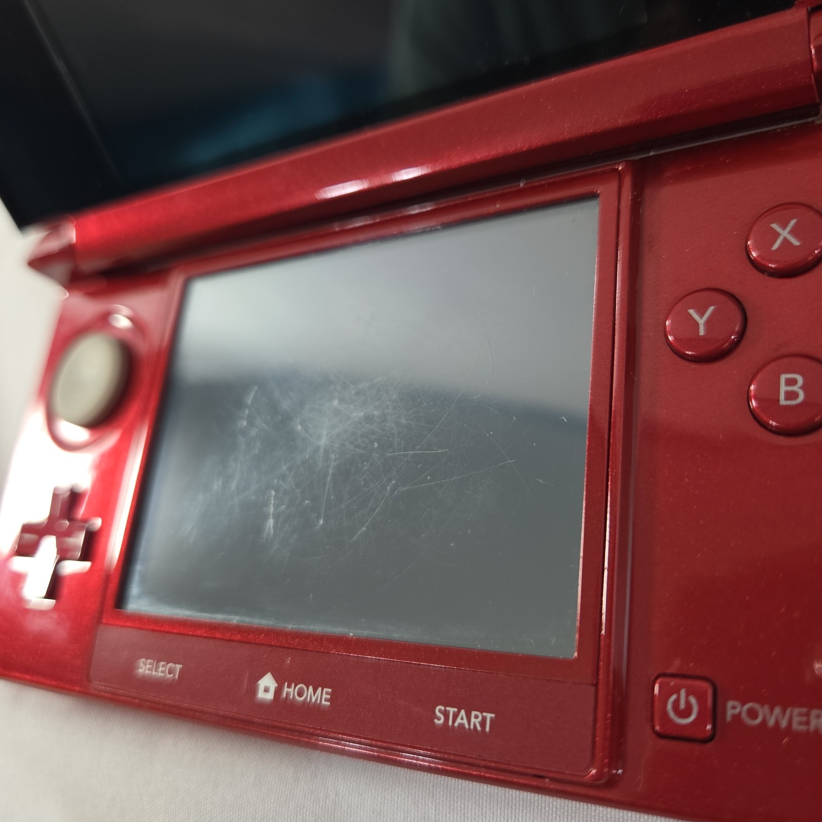 Nintendo 3DS Handheld System – Flame Red With Charger + 2GB SD CARD CTR-001