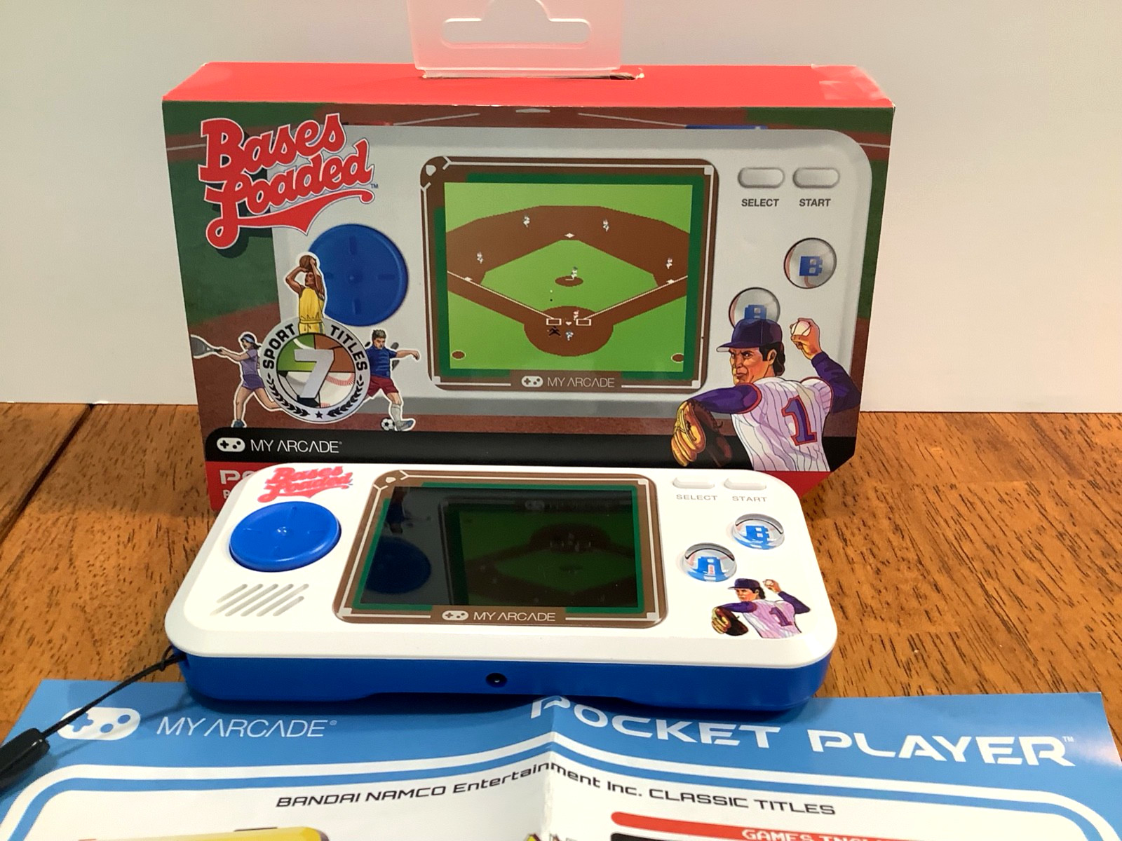 Bases Loaded Pocket Player 7 Games My Arcade Portable Gaming System Works