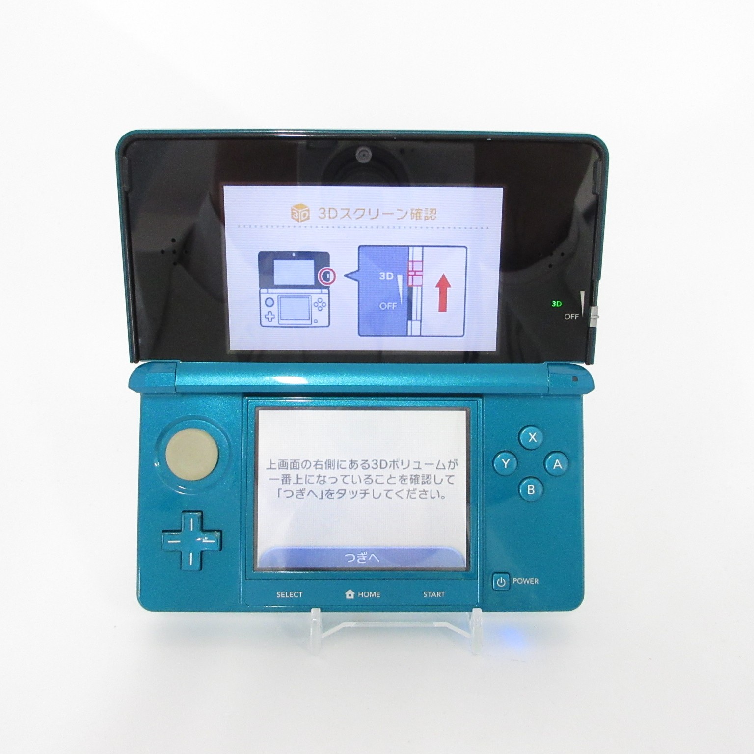 【Excellent】Nintendo 3DS Aqua Blue Console Japanese Edition #RET0227/04