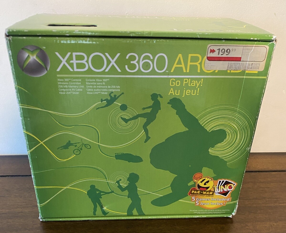 Xbox 360 Arcade Console 256 Mb + Xbox 360 Controller Does Not Read Games. In Box