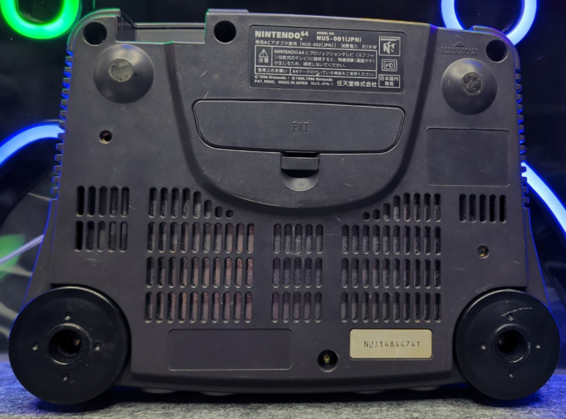 Nintendo 64 N64 NUS-001 (JPN) Japanese Console w/Jumper Pak Power AV Controller