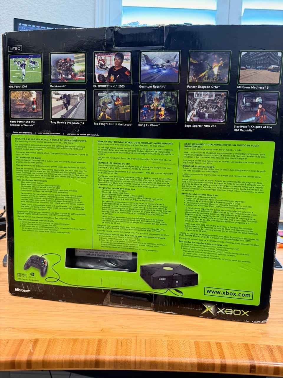 Xbox Original Box And Console, brand new in box