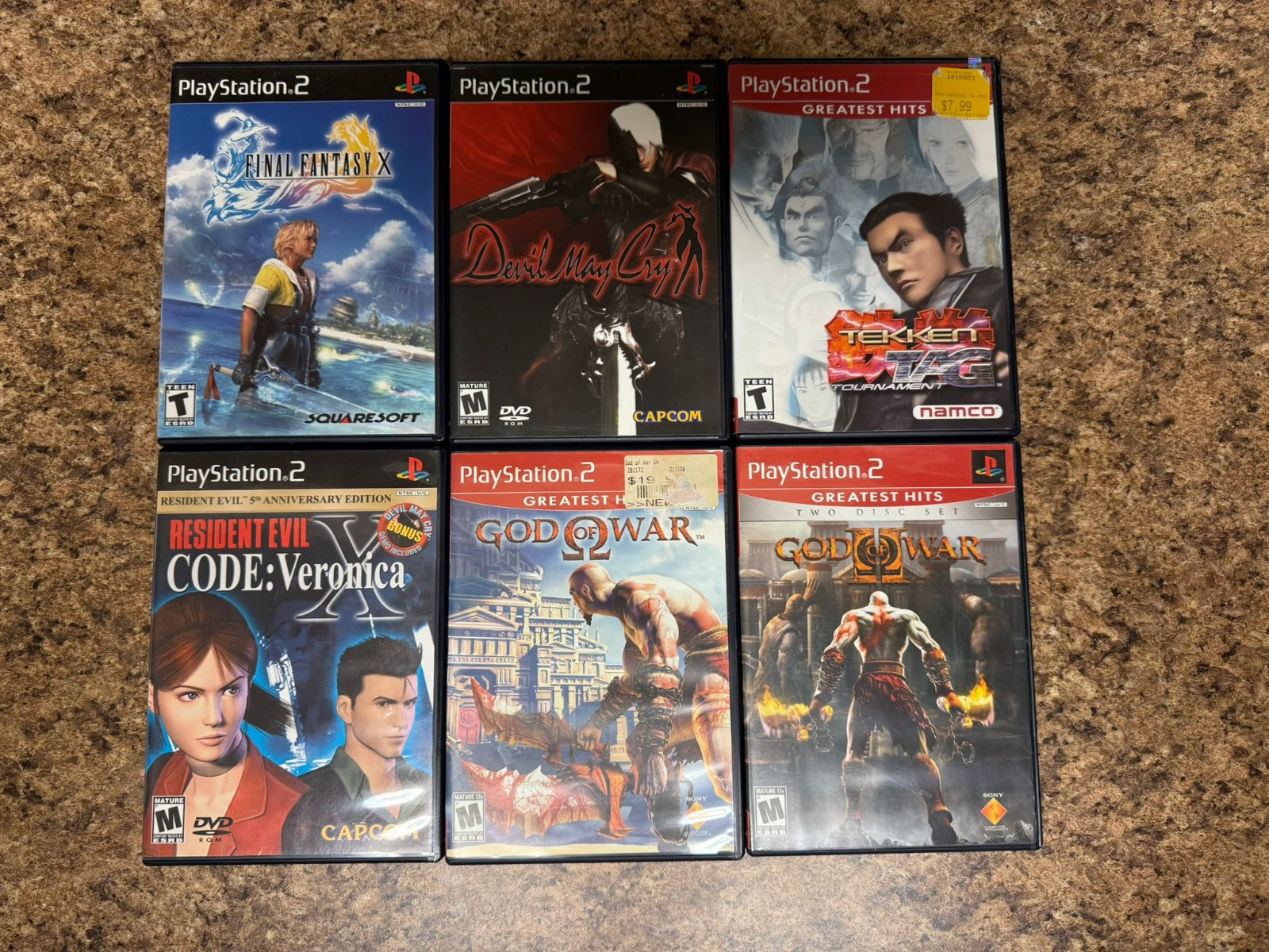 Sony PS2 Fat SCPH-30001 Premium Bundle Logitech Wireless HD Retrovision + 6 CIB