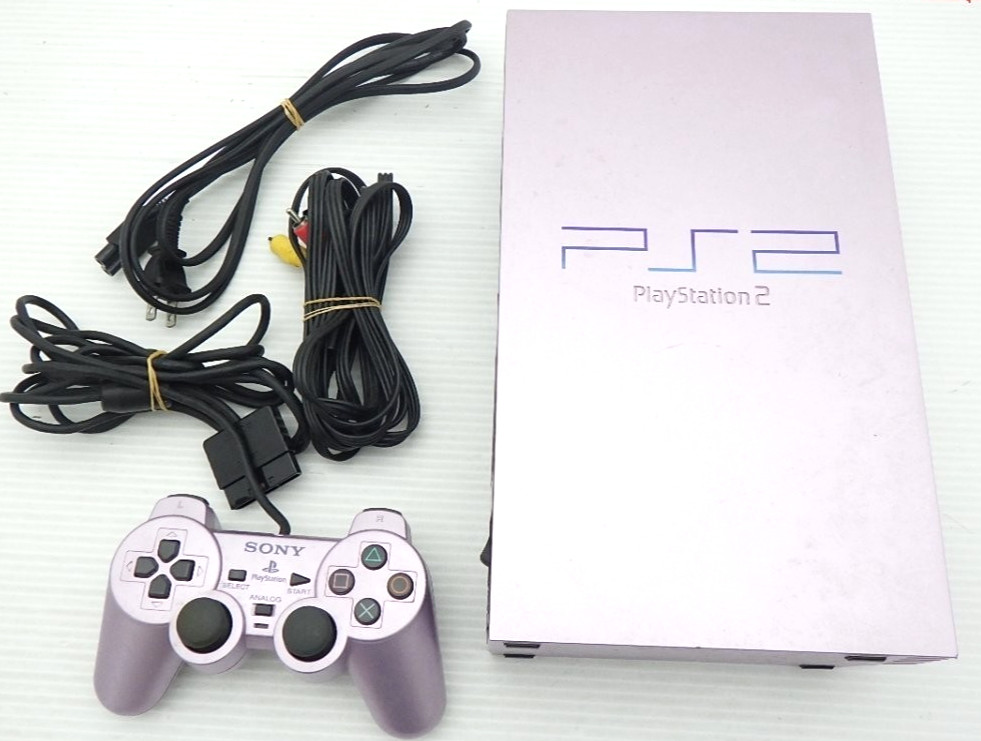 Sony PlayStation 2 PS2 SCPH-50000 Sakura Pink Console NTSC-J Japan Junk