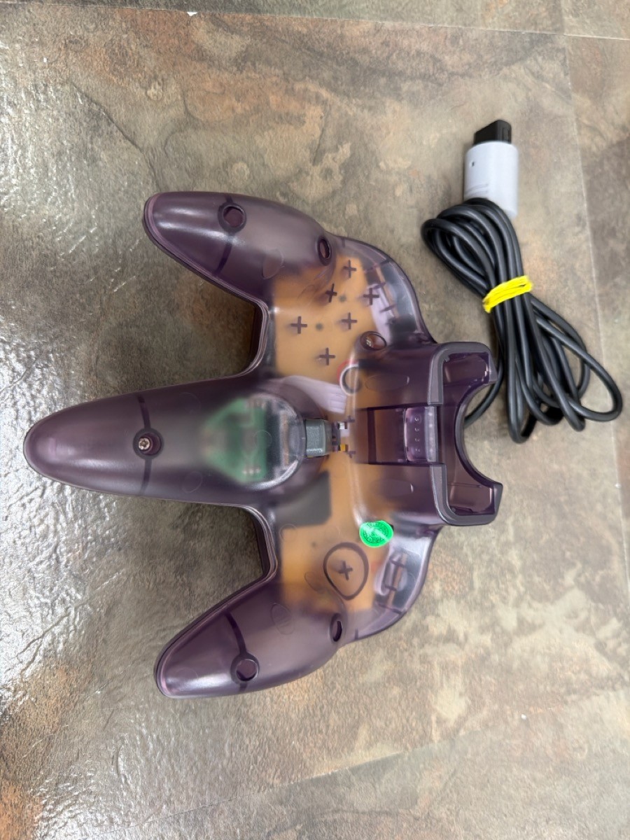 NINTENDO N64 CONSOLE NUS-001 WITH 1 CONTROLLER & CABLES – TESTED (WBP018766)