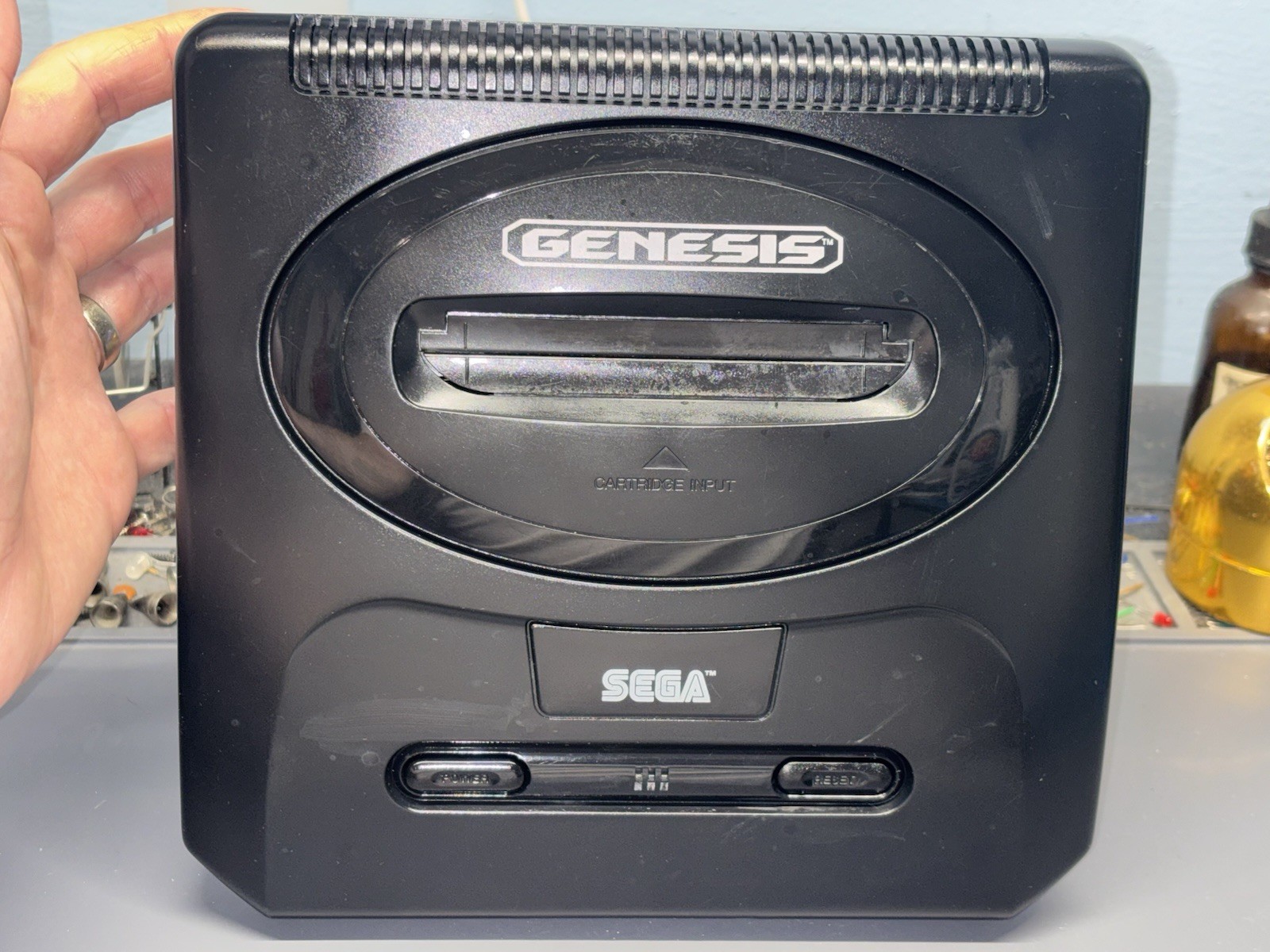 Ultimate Sega Genesis 3BP Triple Bypass RGB Model 2 Console Recapped LED