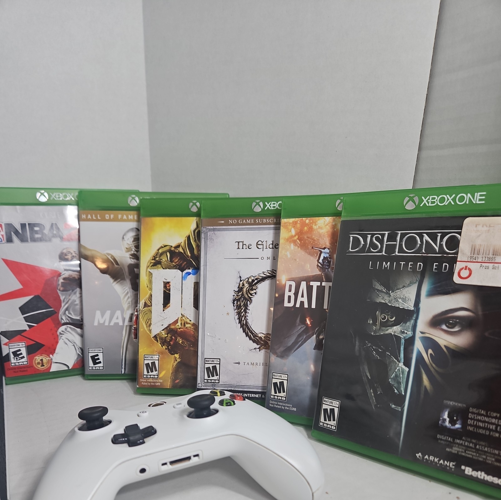 Microsoft Xbox One White Bundle Set 500GB W/ Games & Controller All TESTED Works