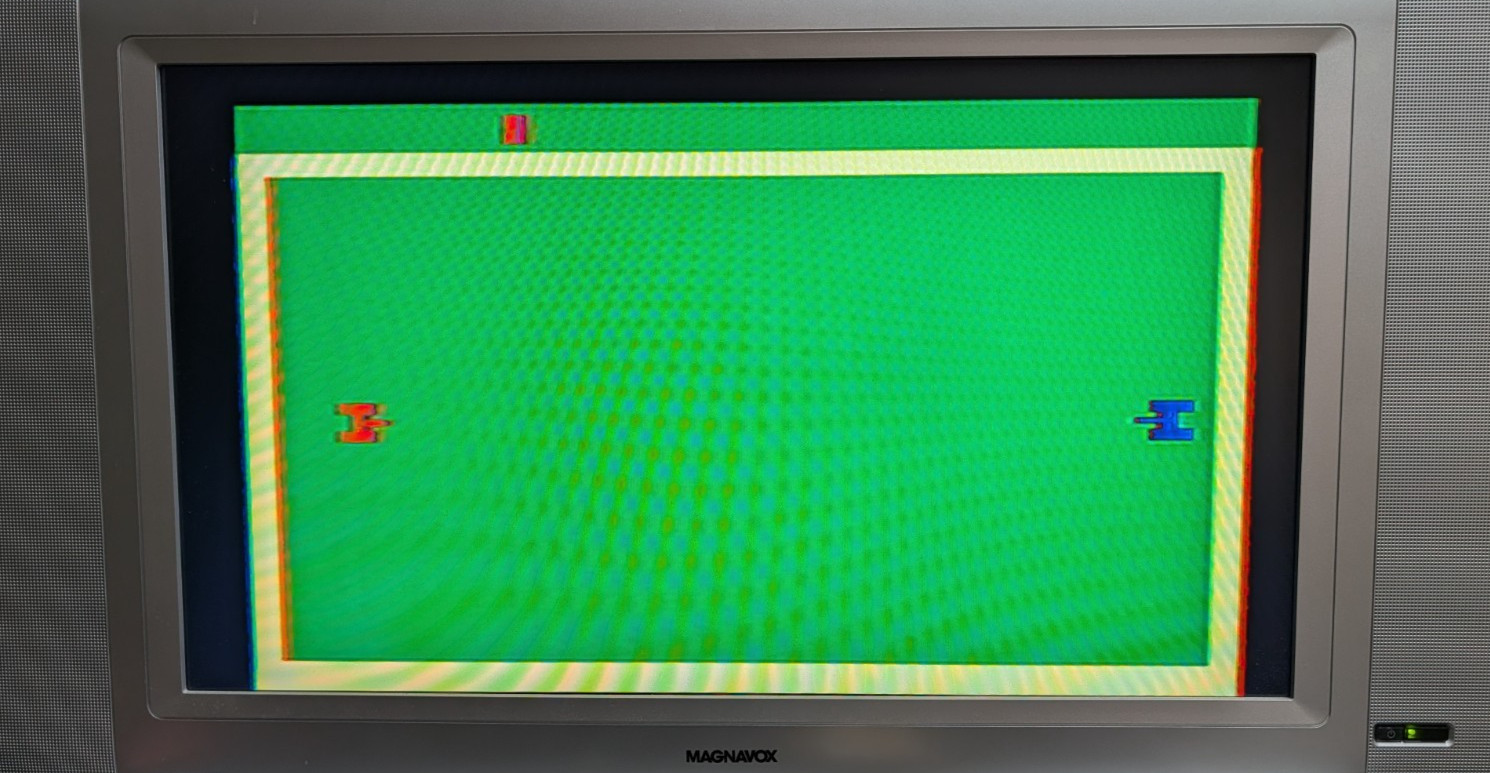 Atari 2600 Junior Console Bundle + 8 Games, Paddles, Joystick, Tested & Works