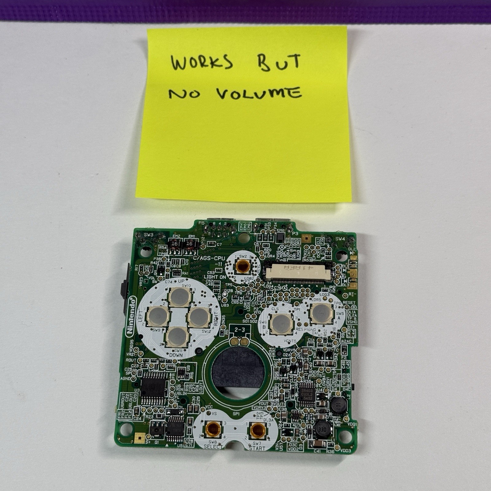 2x Gameboy Advance SP Motherboard (Parts Or Repair Lot) GBA SP As Is