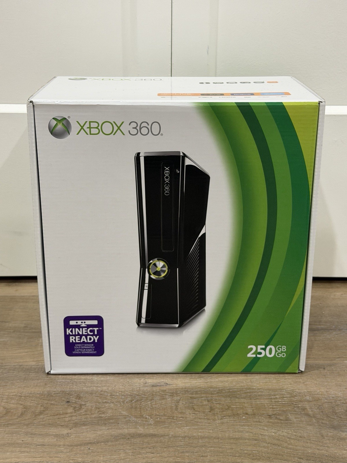 Microsoft Xbox 360 Slim S 250GB Console -New in Sealed Box- VGA Gradeable