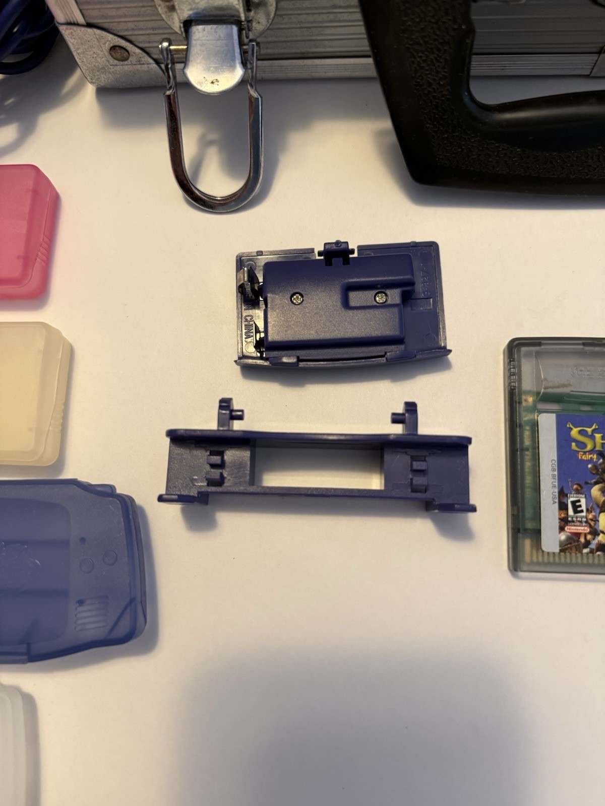 Gamboy Advance Lot 2 Consoles 3 Games Intec Accessories Game Cases Etc. Read