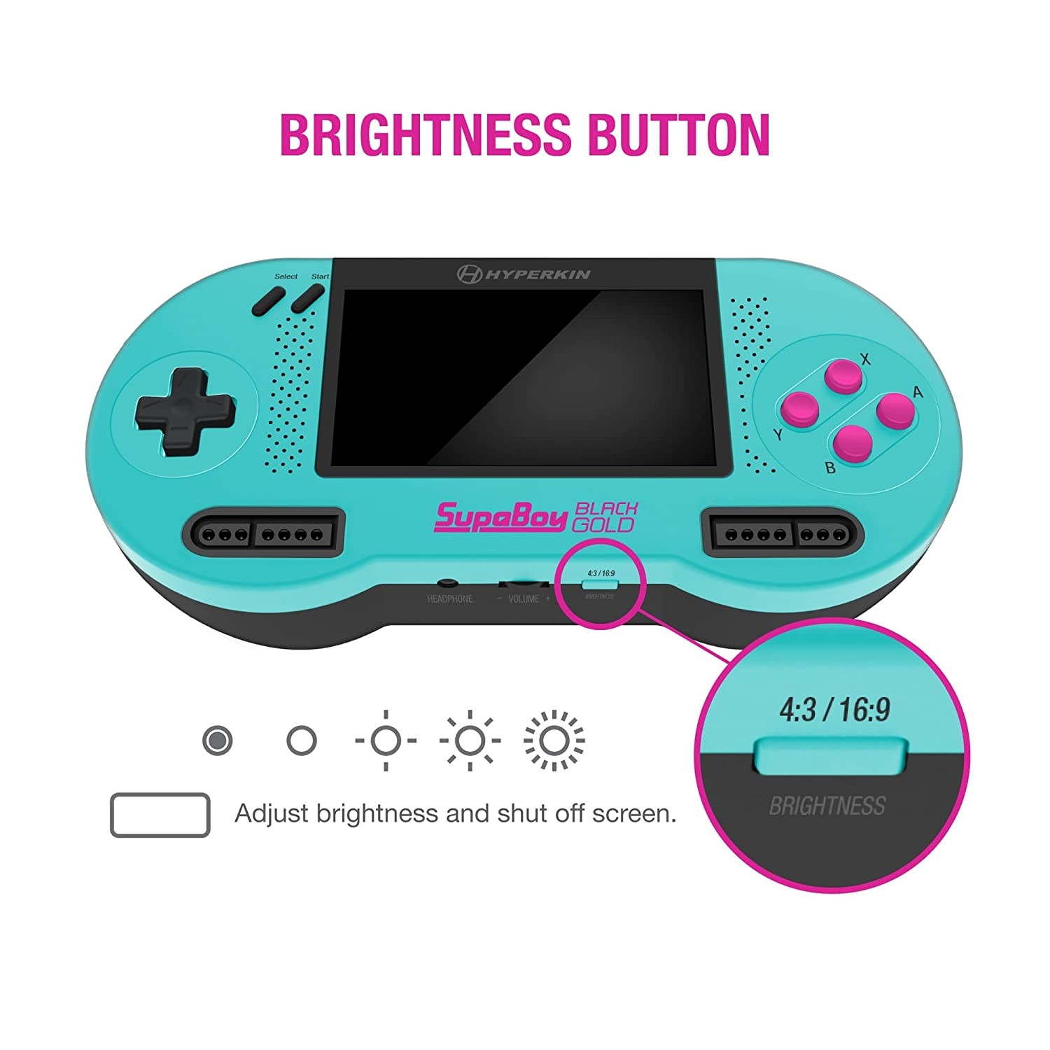 Hyperkin SupaBoy Portable Console for Super NES / Super Famicom – Hyper Beach