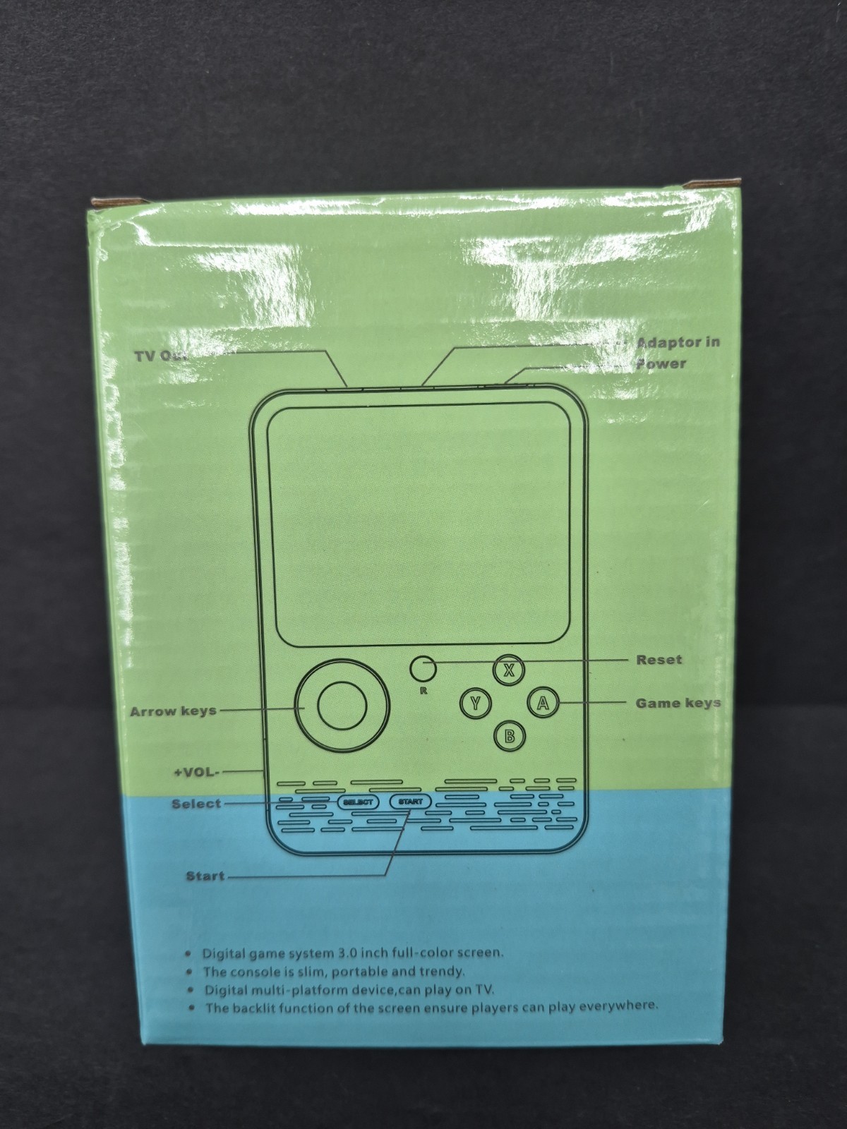 G5 Handheld Retro Game Console | 500 Built-In Games | 3” Screen | New in Box