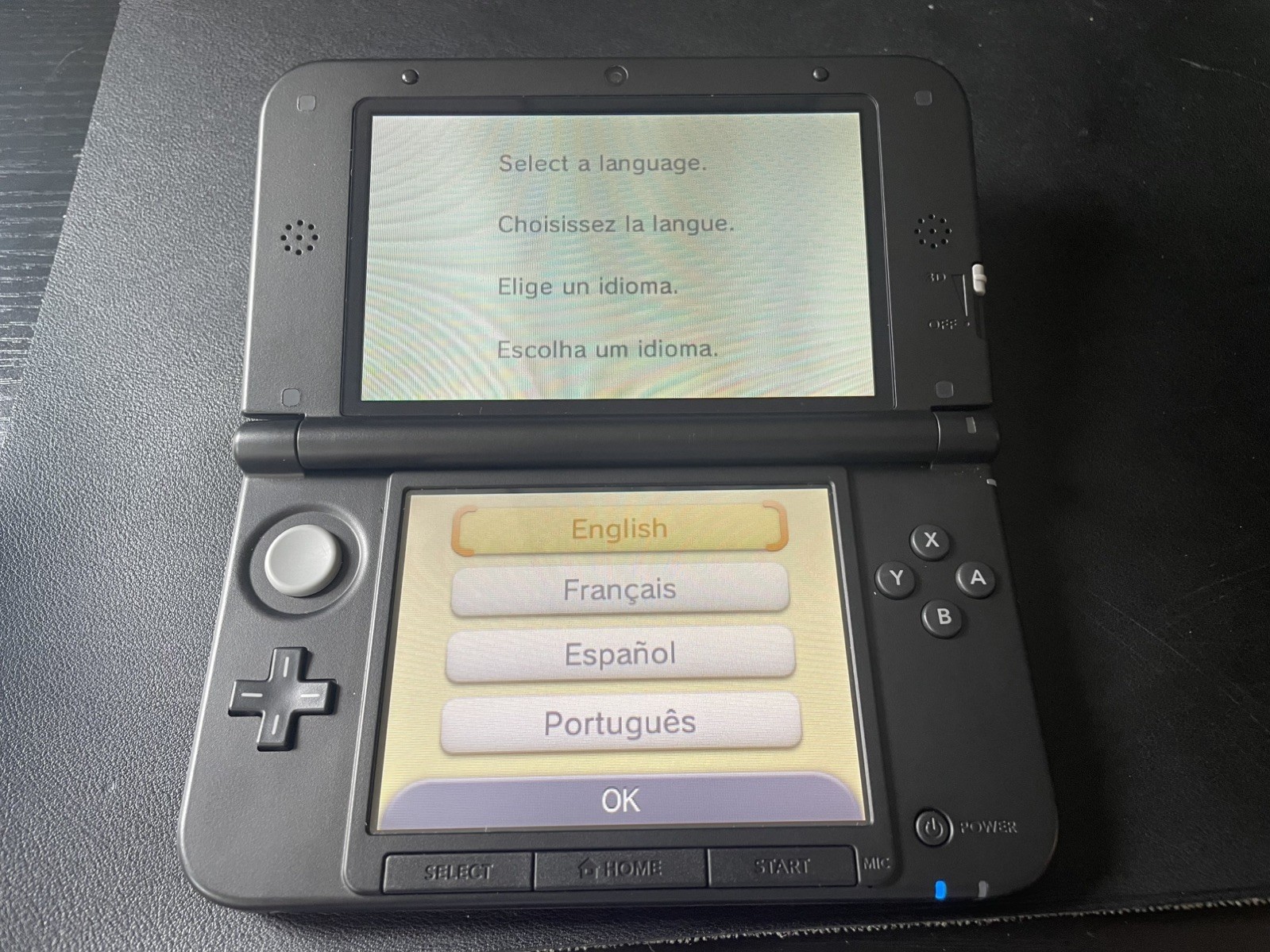 Nintendo 3DS XL Red Black Handheld Console SPR-003 USA Charger Stylus Bundle