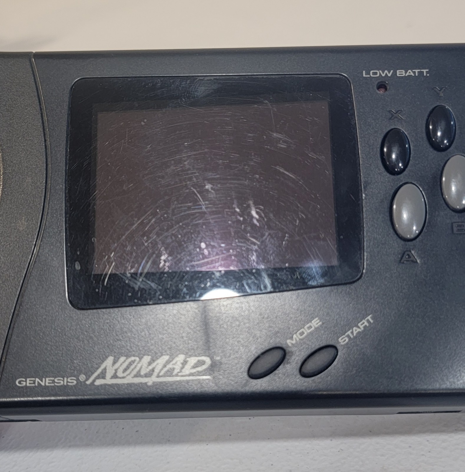 Sega Nomad Handheld System Black MK-6100 Tested Working! With Battery Pack