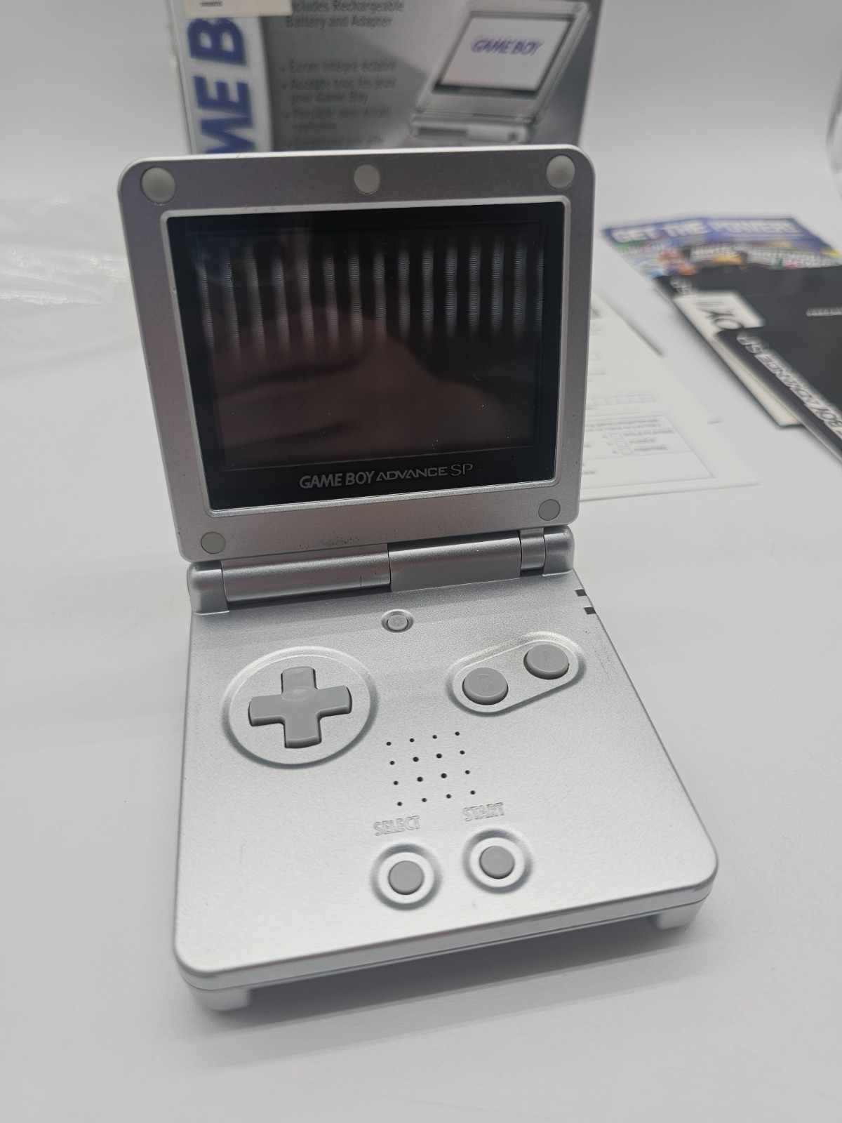 Nintendo Game Boy Advance SP Handheld System – Silver CIB Very Clean!