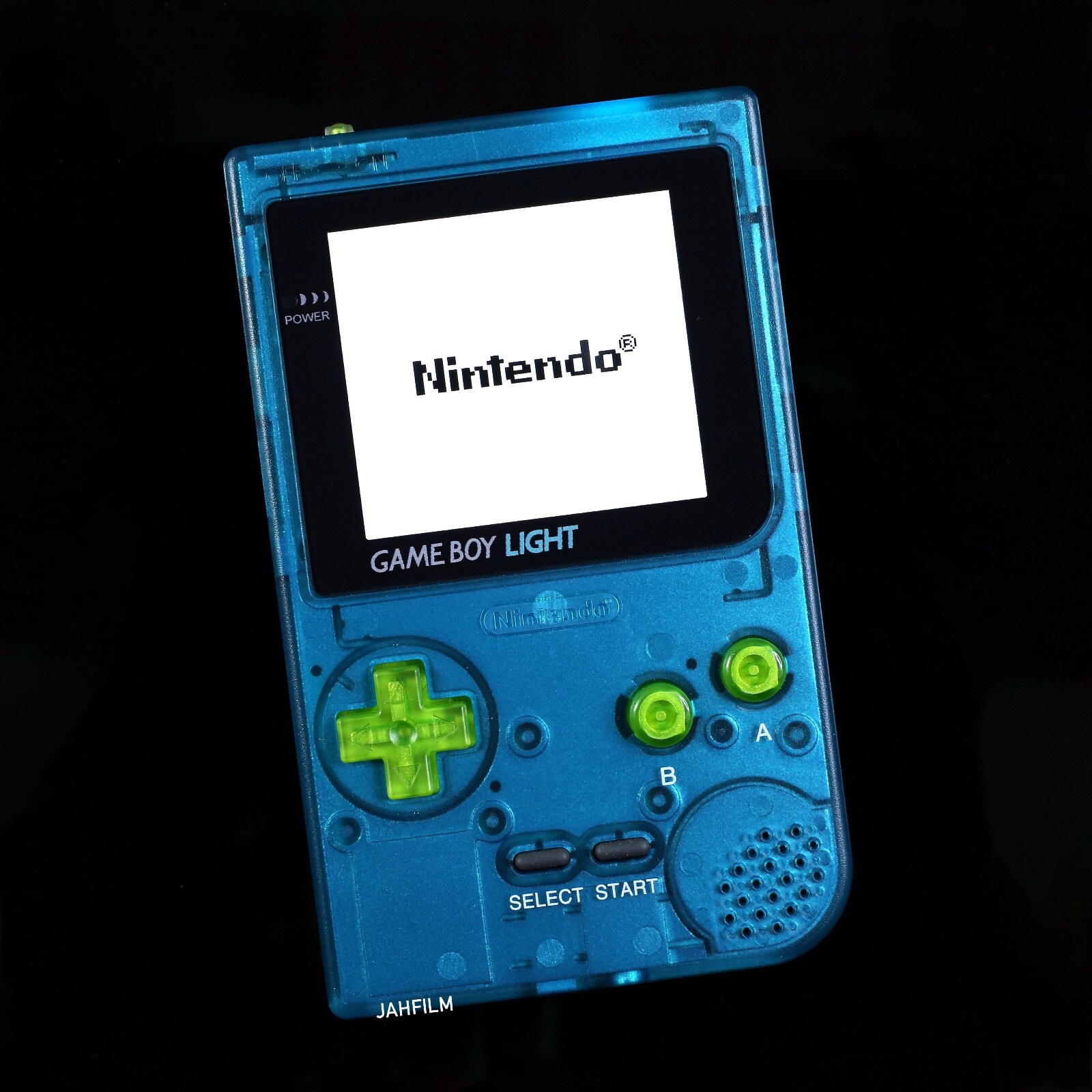 Custom Backlit Gameboy Pocket – Turquoise Blue & Green – IPS LCD Screen