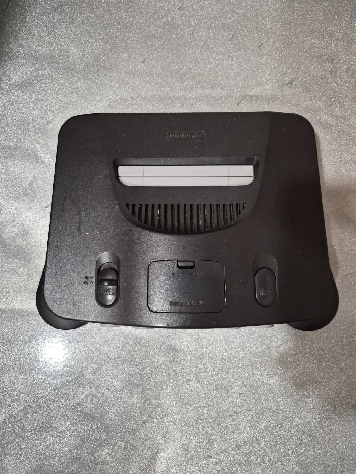 Nintendo 64 Console NUS-001 JPN Black Console Jumper included read desc
